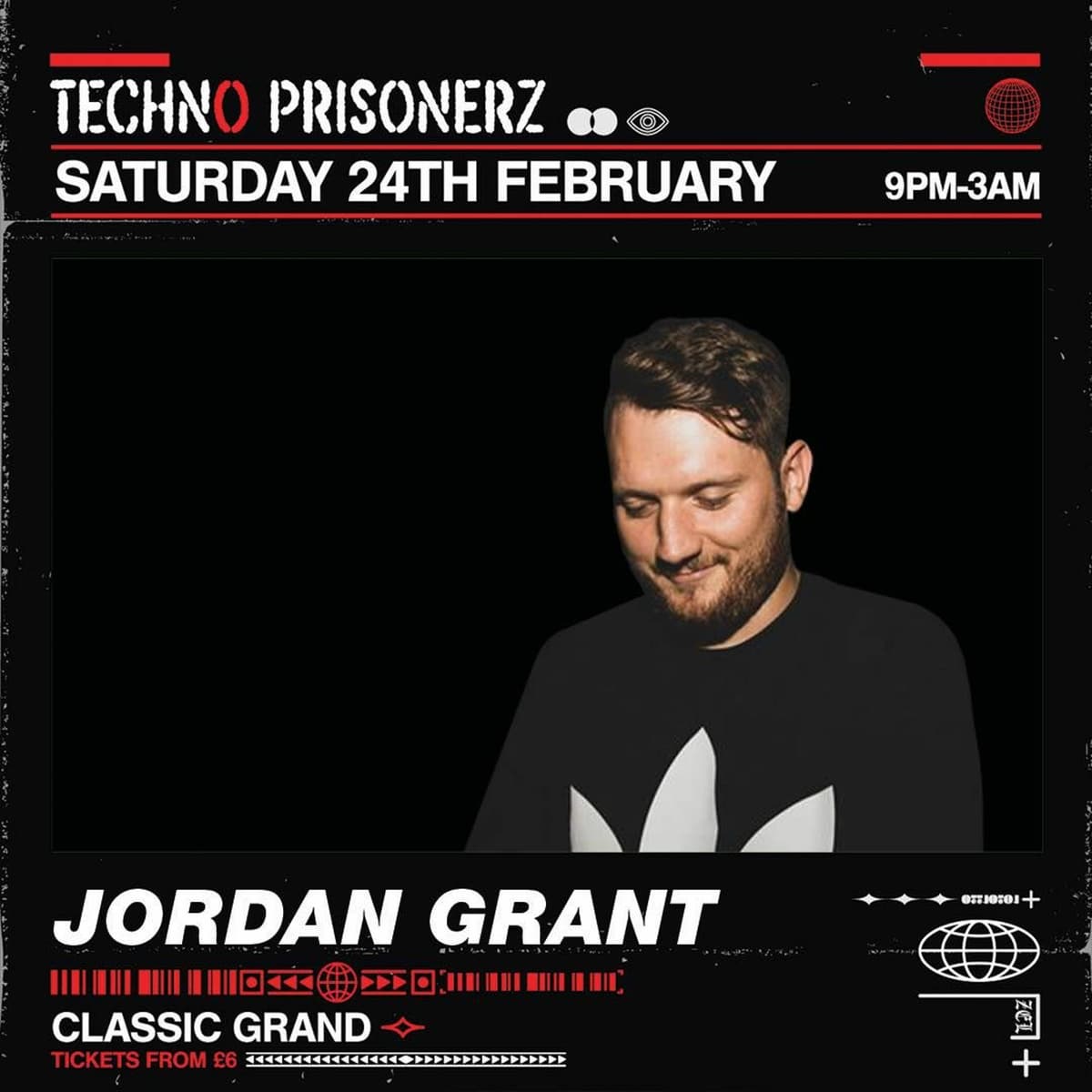 Jordan Grant Live @ Techno Prisonerz 002 (SHVDZ & Parsa Nani) - J G presents Loaded cover