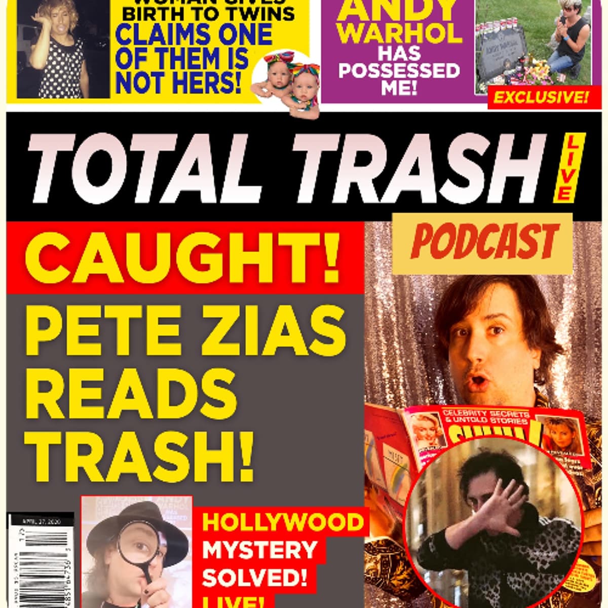 TTL PODCAST #26 A Hat Affair! - TOTAL TRASH LIVE! with Pete Zias cover