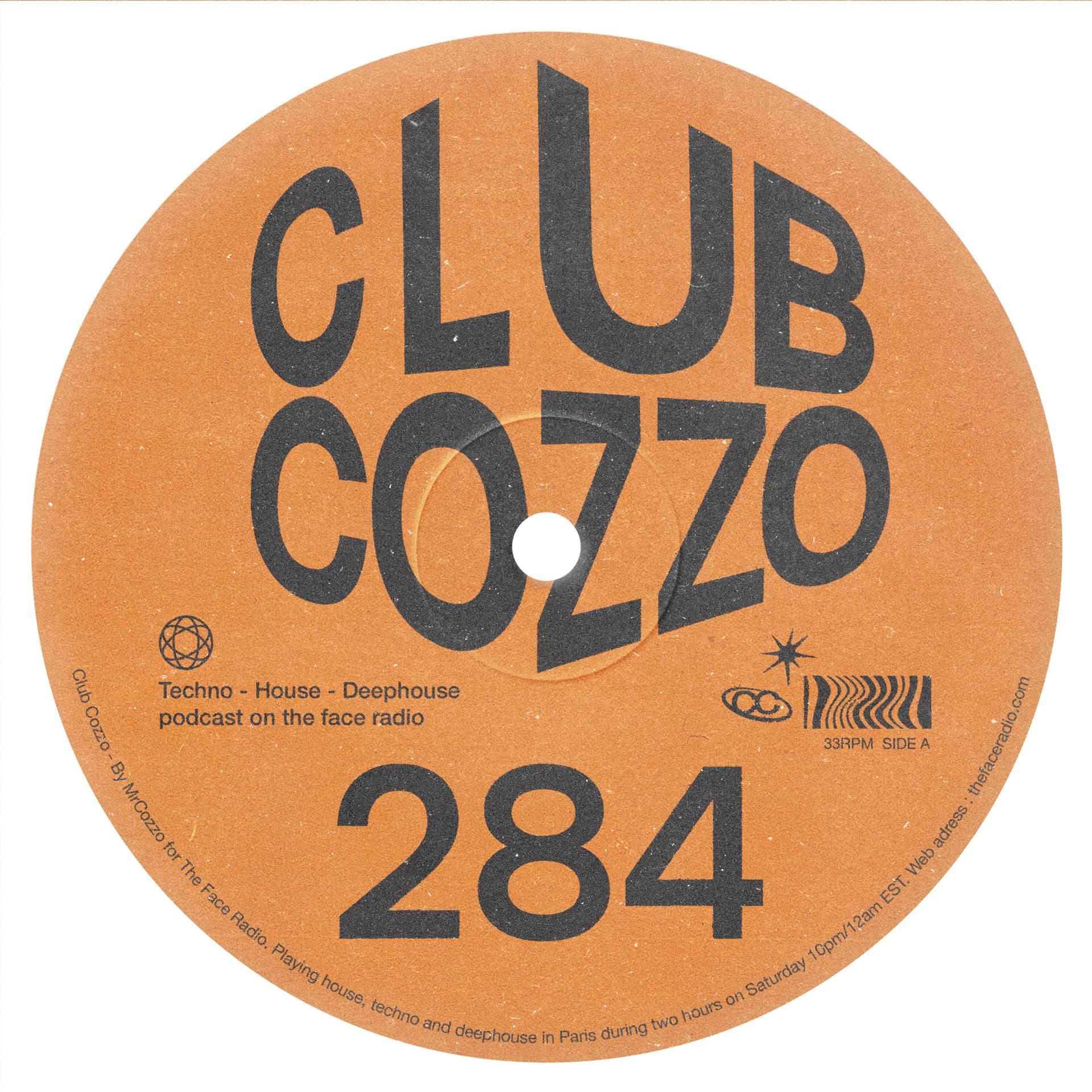 Club Cozzo 284 The Face Radio / Back Again - Mr Cozzo Seven/Eleven cover