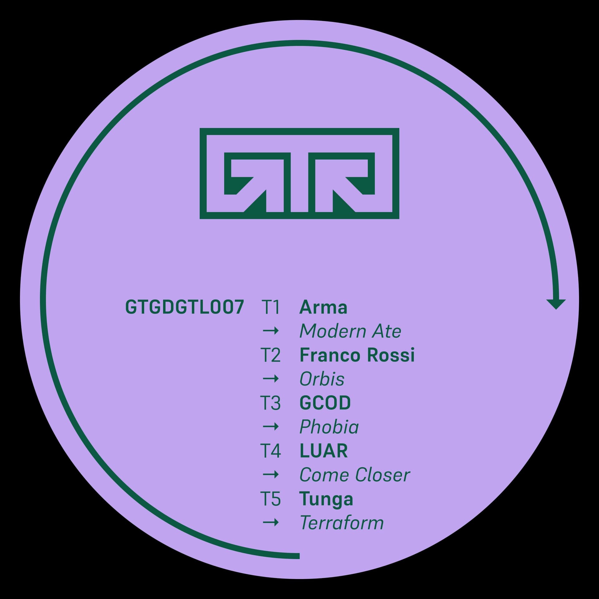 Premiere: Arma — Modern Ate [GTGDGTL007] - HATE Podcasts cover