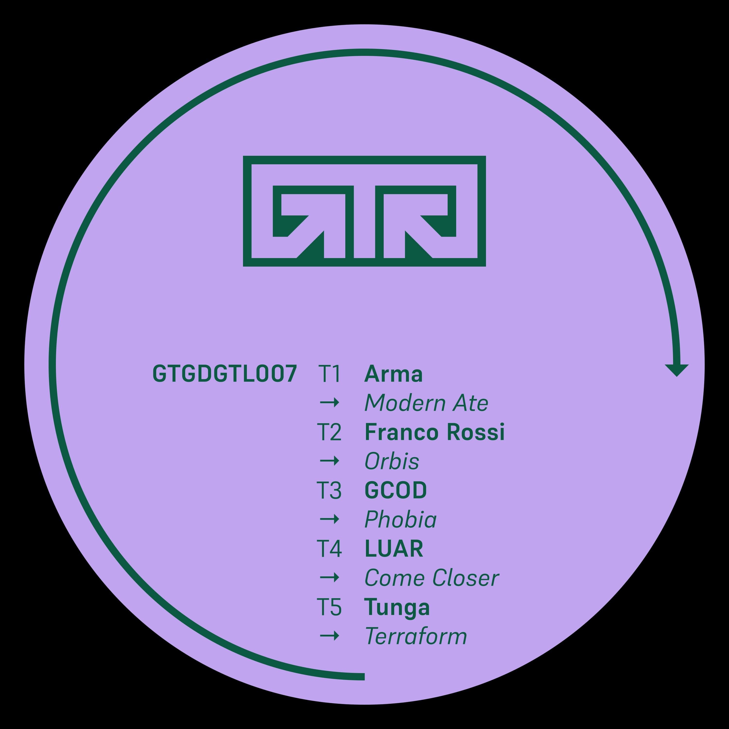 Premiere: Arma — Modern Ate [GTGDGTL007] - HATE Podcasts cover