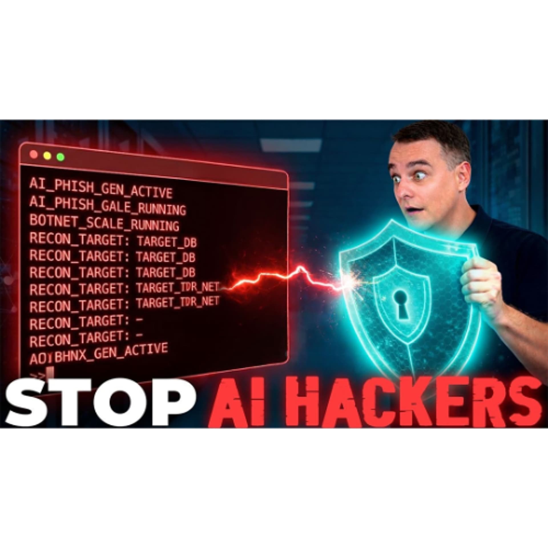 #575: AI attackers are winning. Here is the SECRET to survive. - David Bombal cover