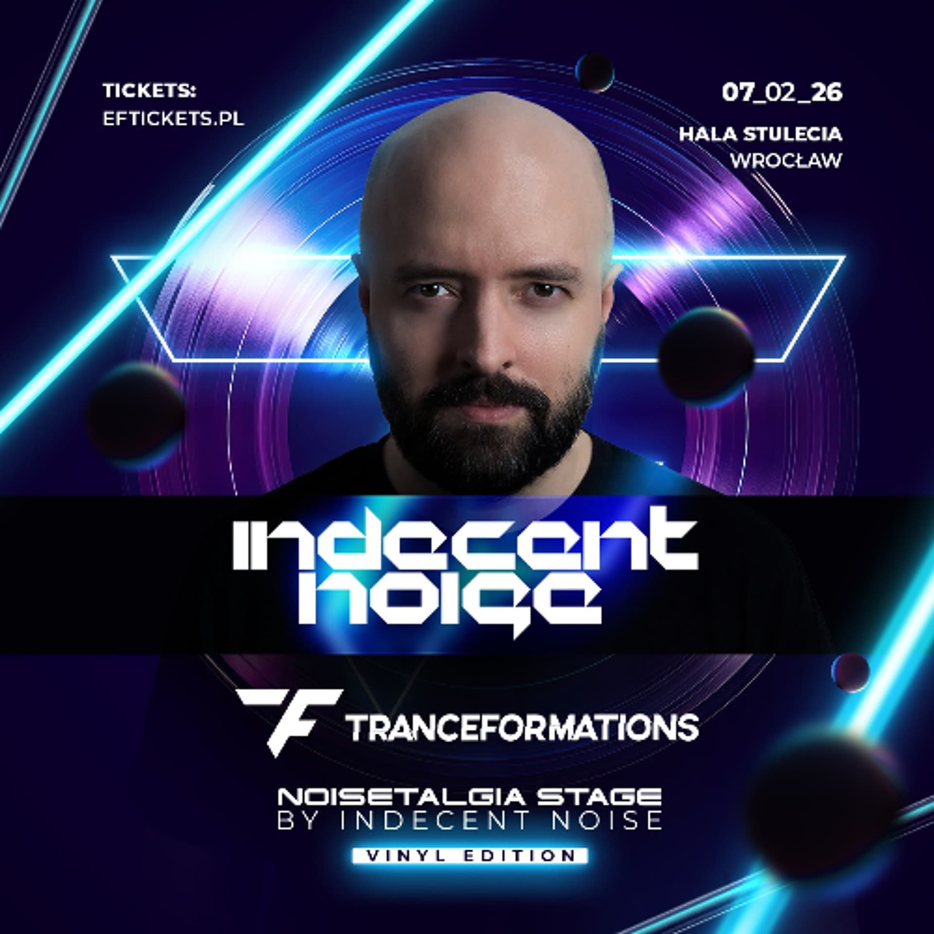 Indecent Noise LIVE @ Tranceformations 2026 (Noisetalgia Stage / VINYL ONLY SET) - All things Indecent Noise cover