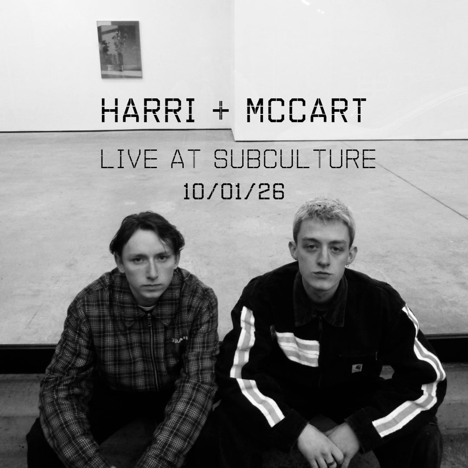 Harri & McCart // Live at Subculture // 10/01/26 - Sub Club cover