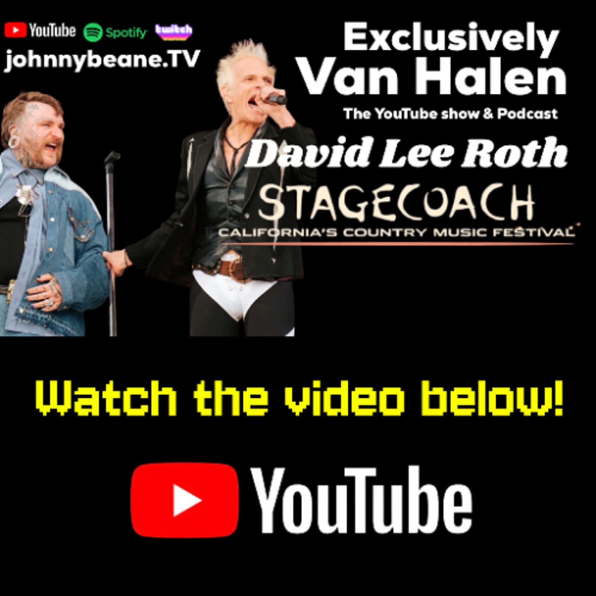 David Lee Roth Shocks Stagecoach Crowd with “Jump” | Van Halen Classic Goes Country 🤠🔥 4/26/26 — The Johnny Beane Podcast cover