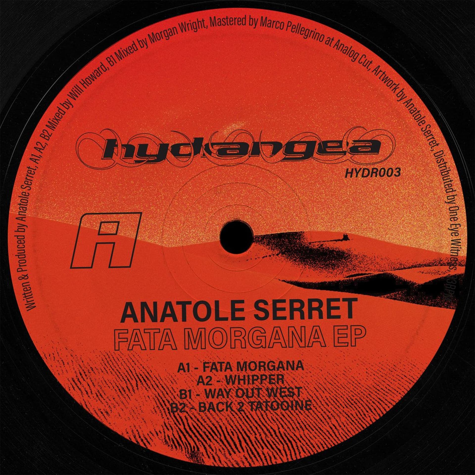 PREMIERE : Anatole Serret - Fata Morgana - Les Yeux Orange cover