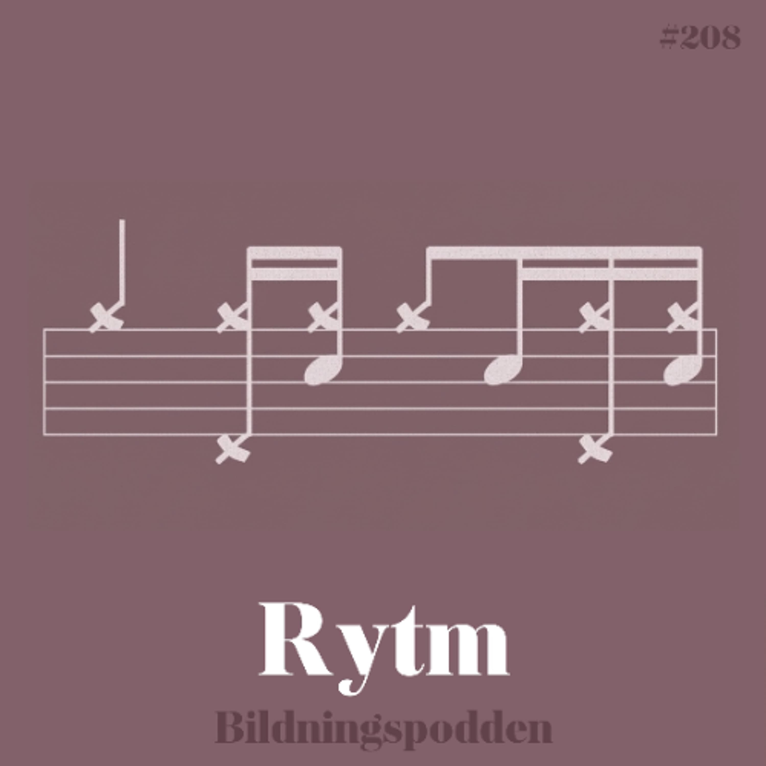 #208 Rytm - Bildningspodden cover