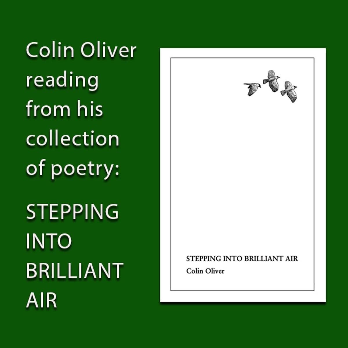 Colin Oliver reading poetry - Headless way community cover
