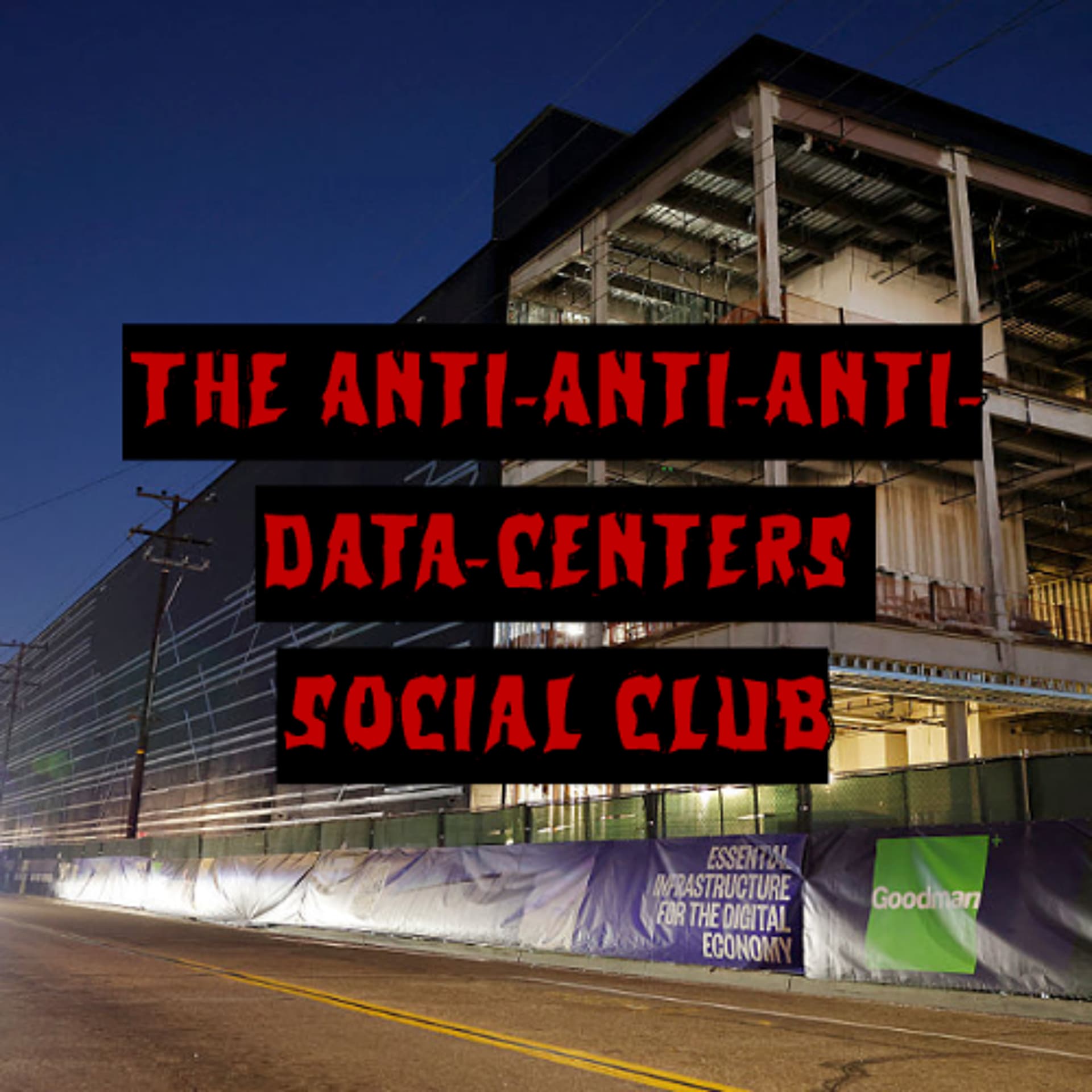 455. The Anti-Anti-Anti-Data-Centers Social Club - This Machine Kills cover