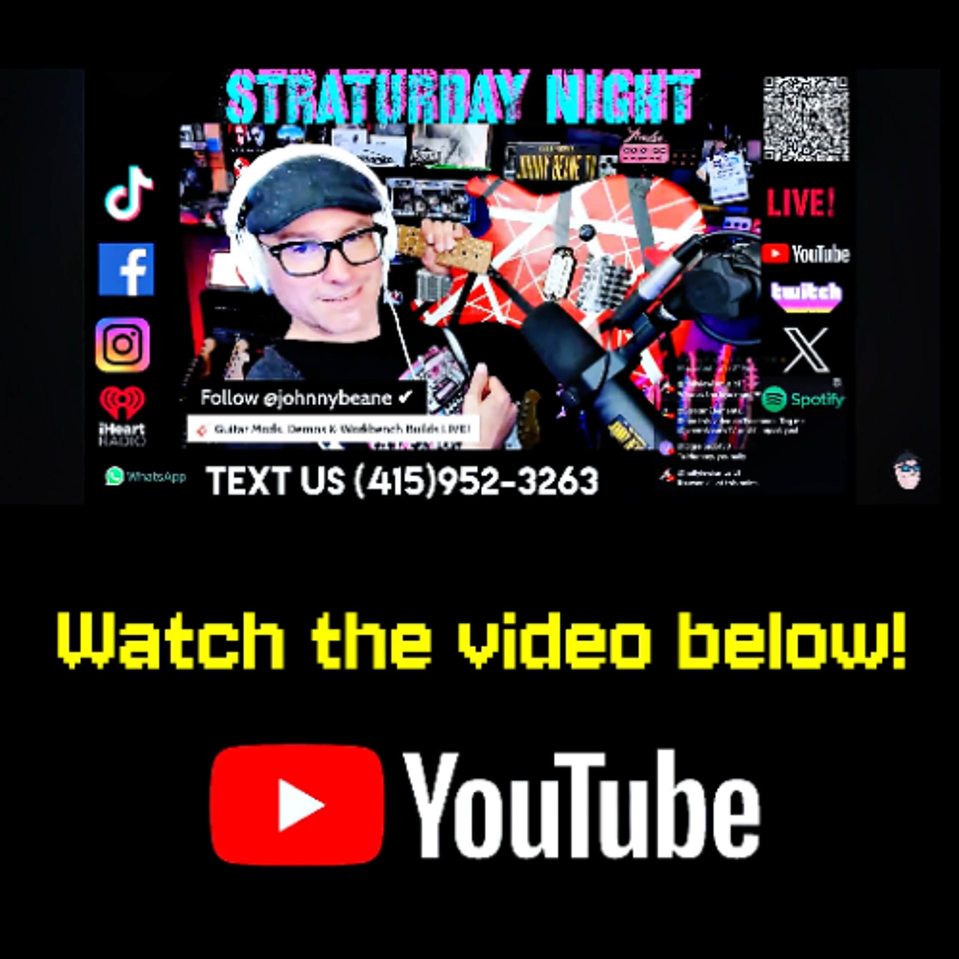 Straturday Night LIVE! SYNIDO LiveDock A30 Demo, Vintage Alesis Drum Machine & Channel Talk! 🎸🥁 - The Johnny Beane Podcast cover