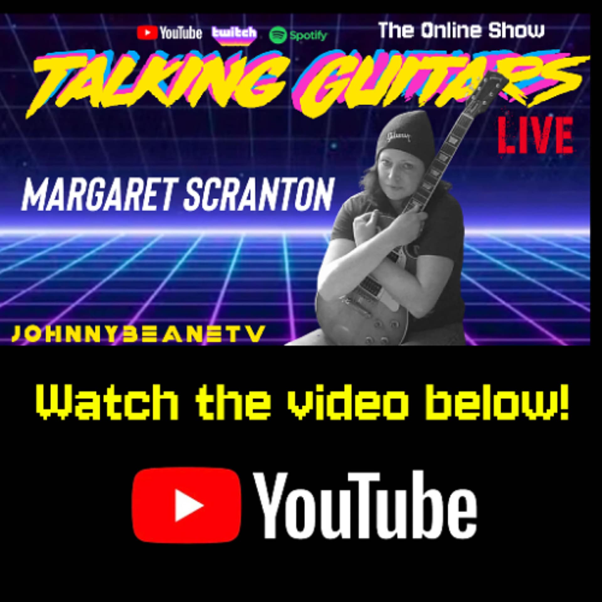 🎸 TALKING GUITARS: with Margaret Scranton 🎸 Randy Rhoads, Technique & Guitar Stories 🤘 - The Johnny Beane Podcast cover