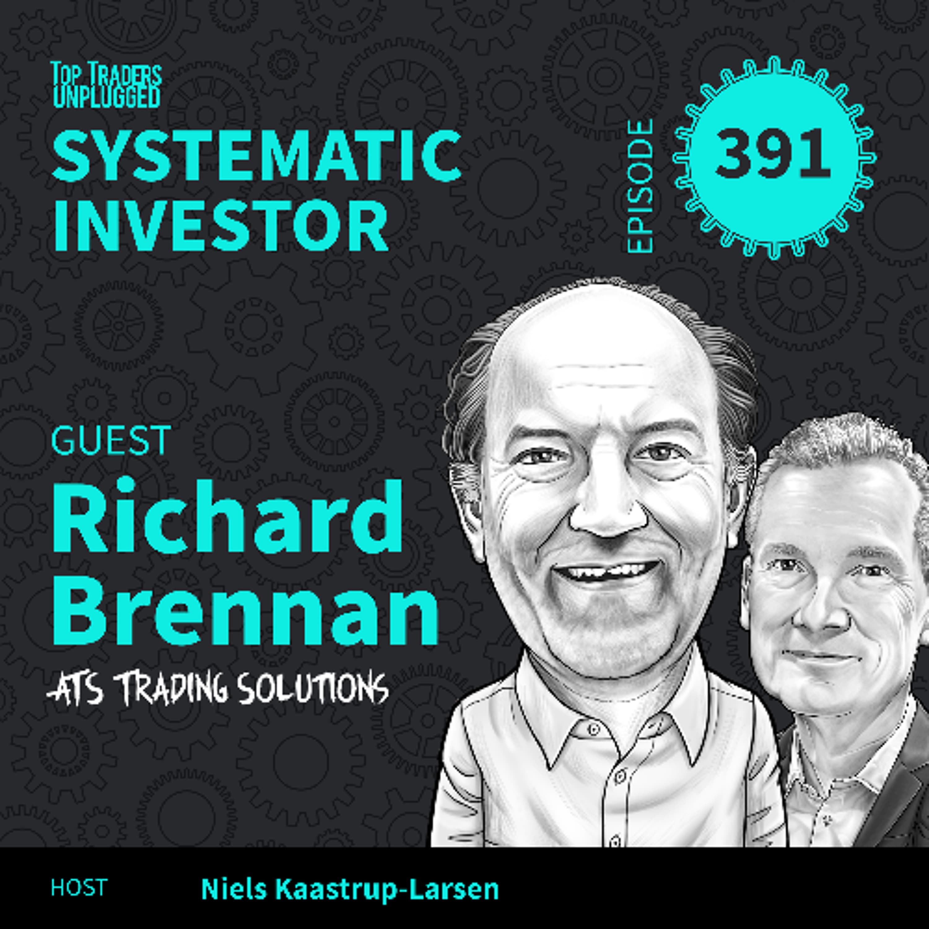 SI391: Why Trend Following Works... the Evidence ft. Richard Brennan - TopTradersUnplugged.com cover