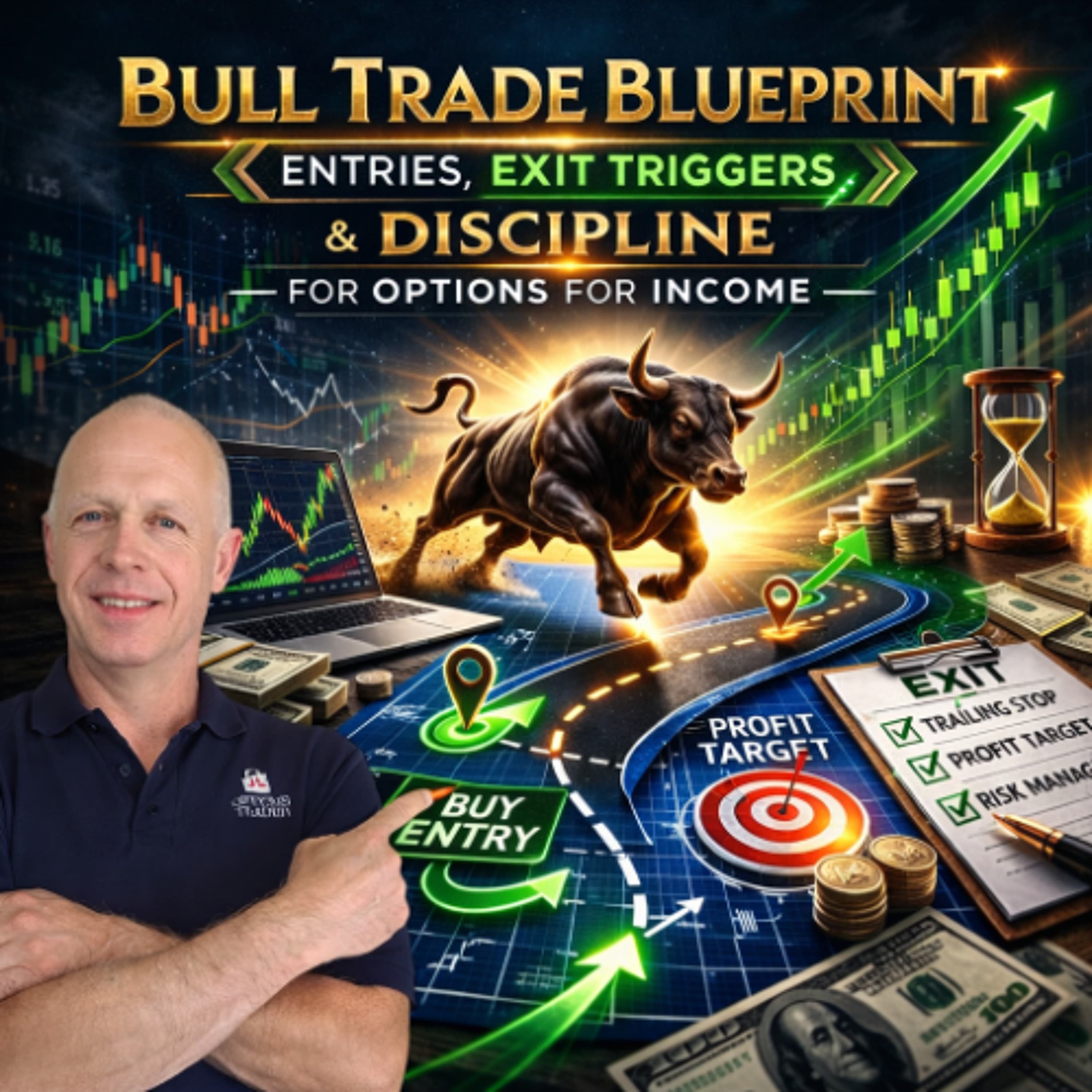 Bull Trade Blueprint; Entries, Exit Triggers & Discipline - Locke In Your Success cover