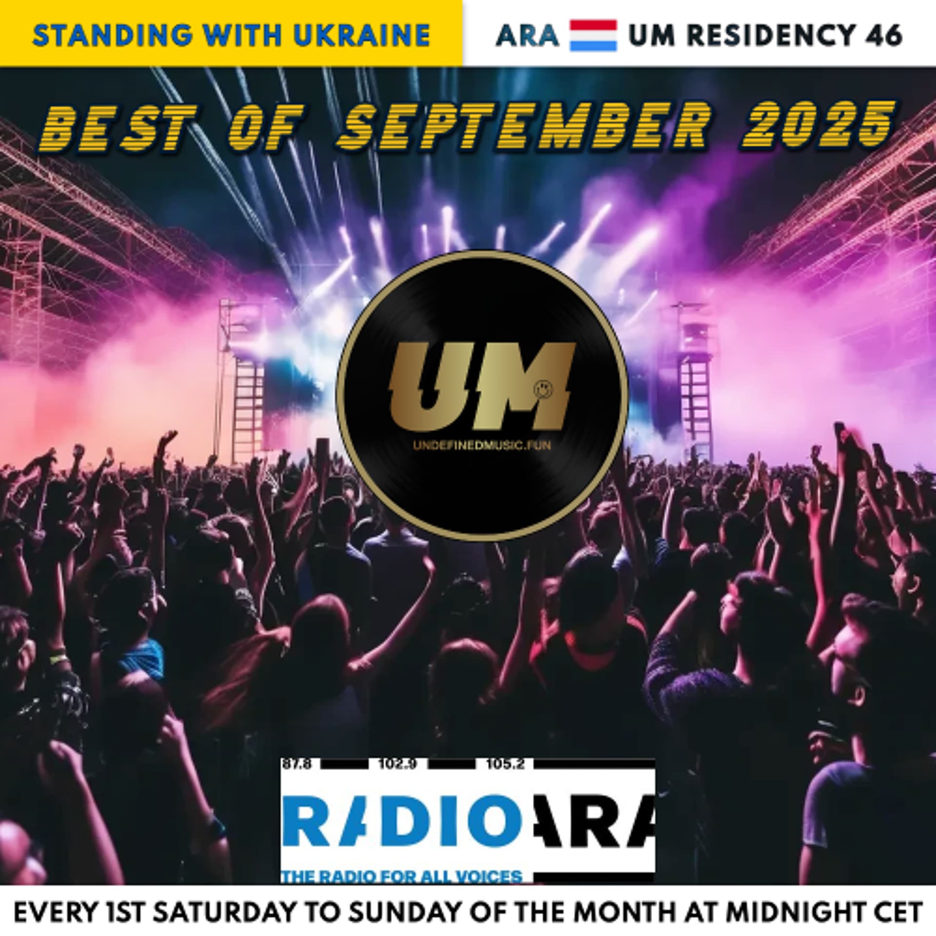 Let'z Party N° 46 | 05.10.2025 | ARA Luxembourg UM Residency - UNDEFINED MUSIC cover