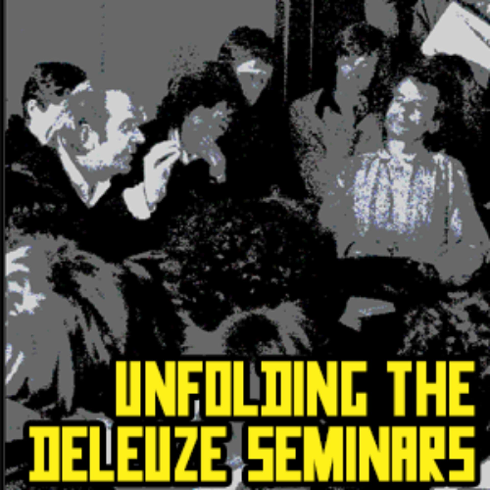 Charles Stivale - Unfolding the Deleuze Seminars - Machinic Unconscious Happy Hour cover