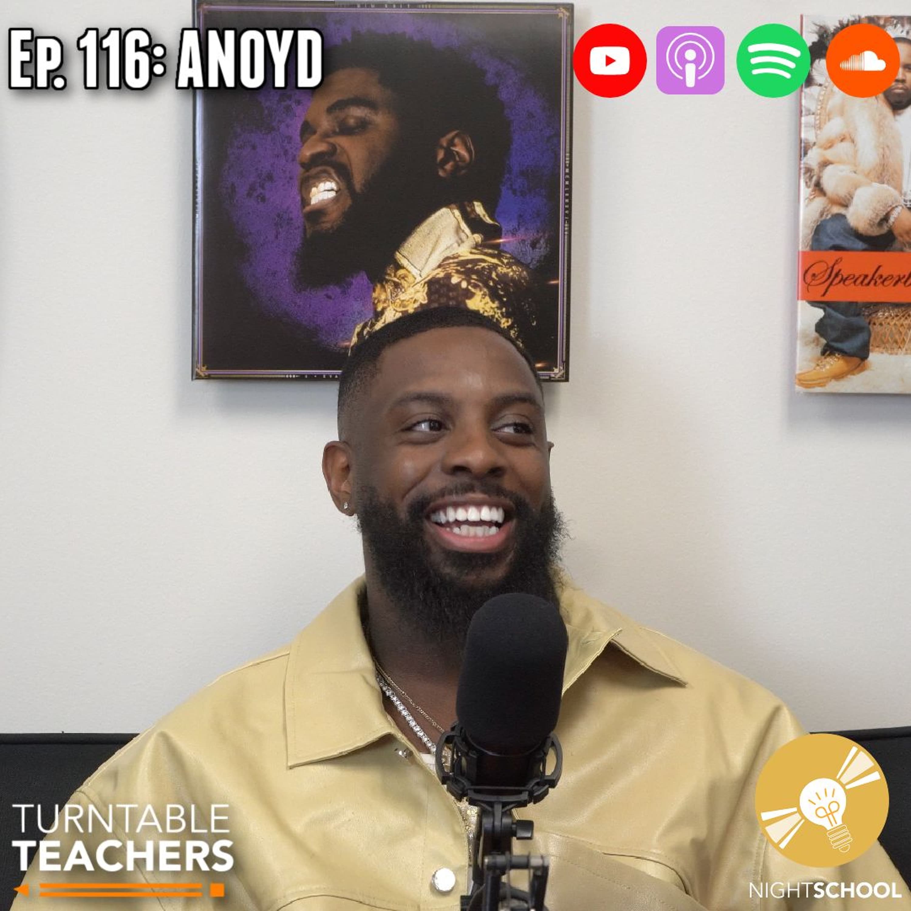 Night School Ep. 116 (Guest Speaker: ANoyd) - Turntable Teachers cover