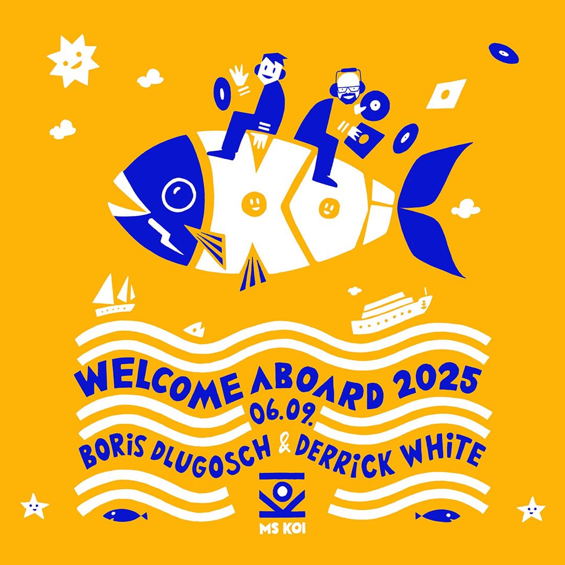 Welcome Aboard 2025 - Boris Dlugosch cover