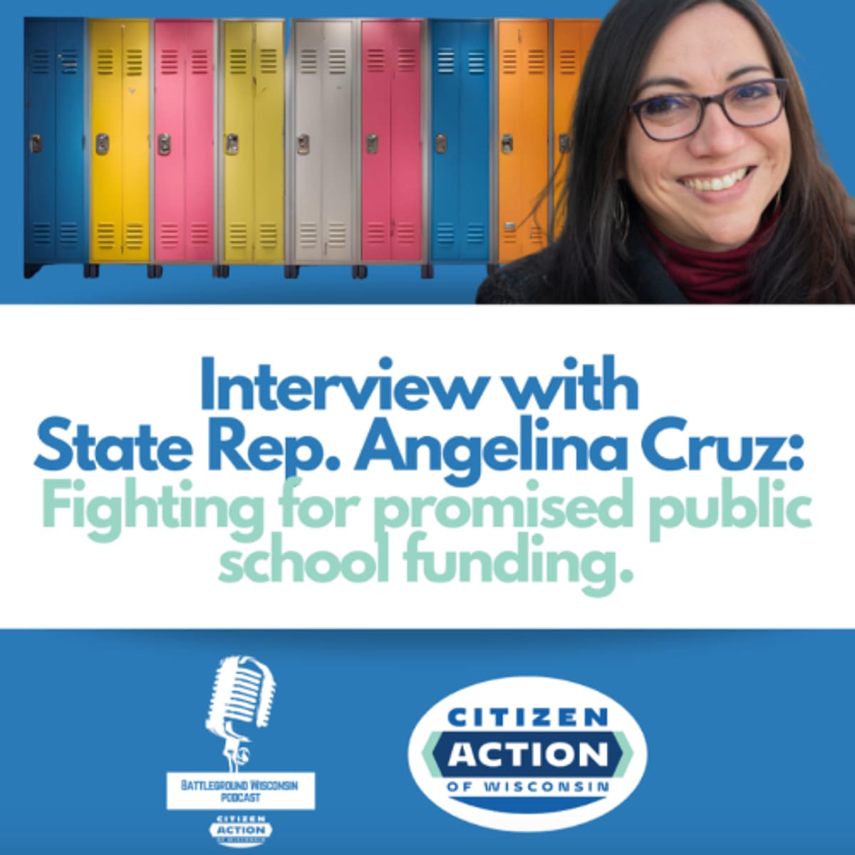 Representative Cruz fights for promised public school funding - Battleground Wisconsin cover