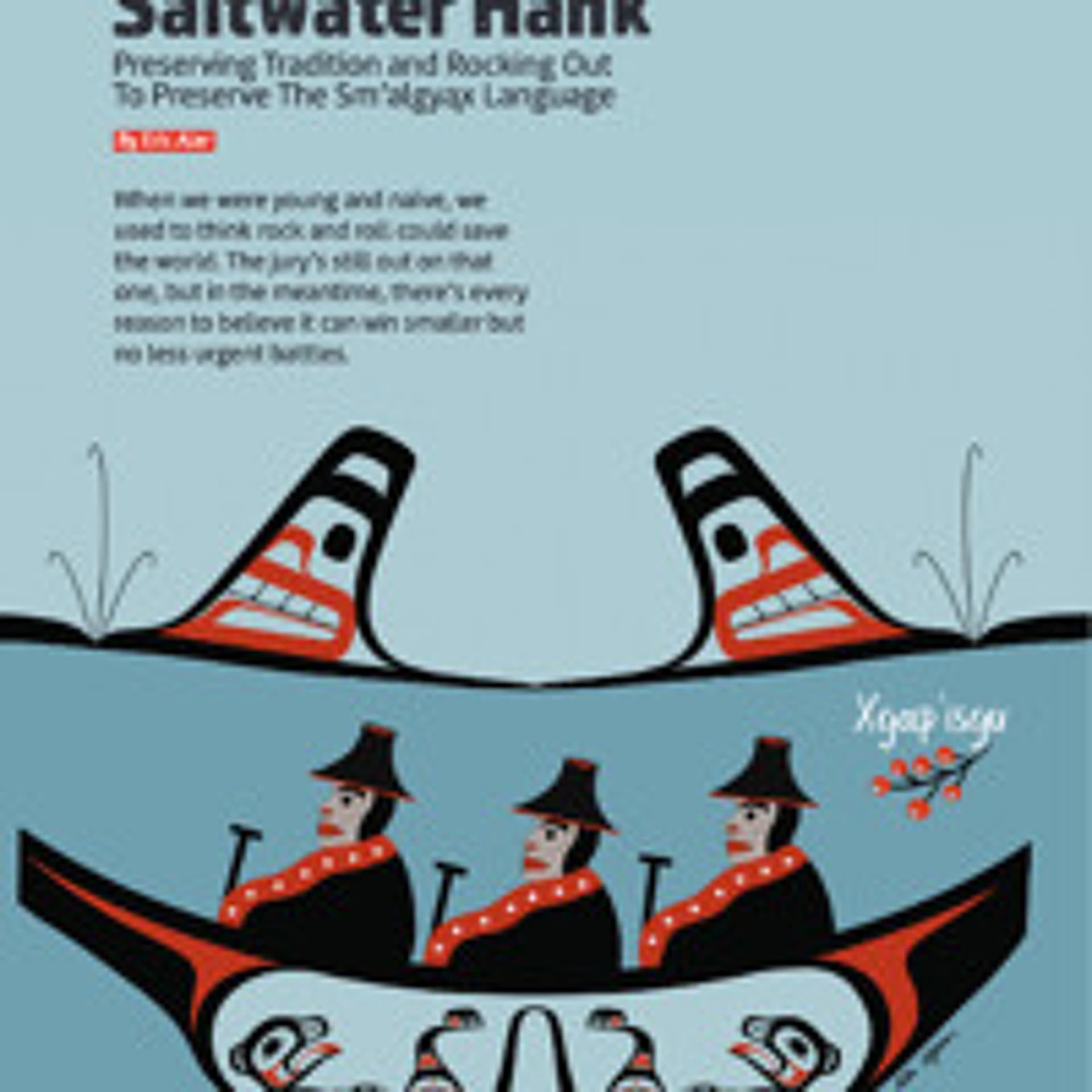 Saltwater Hank in our Spotlight Intetview (Indigenous Rock) - Indigenous in Music with Larry K cover