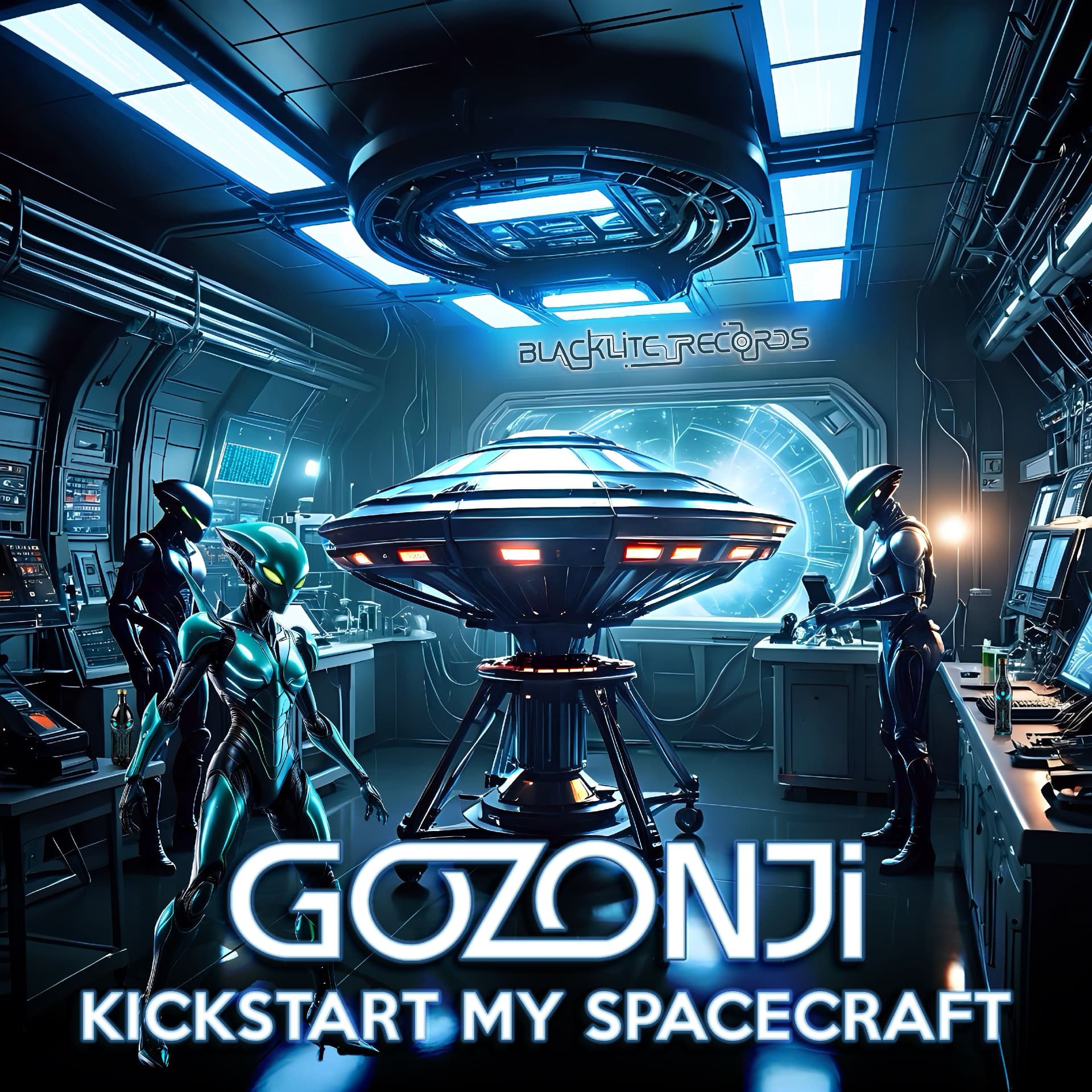 Gozonji – Kickstart My Spacecraft (Original Mix) - BlackLite Records cover