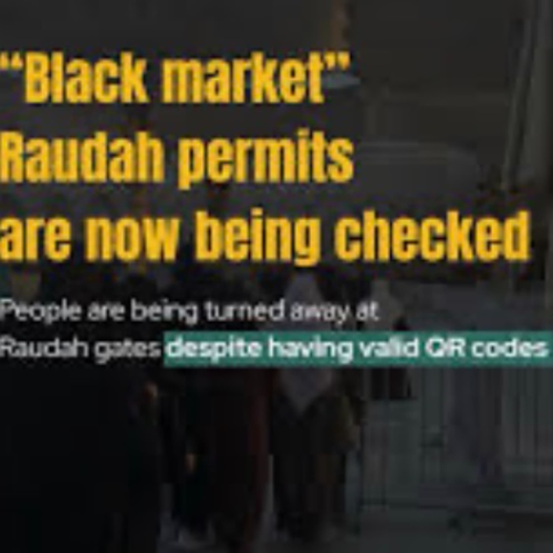 Fake Fact Check: Black Market Raudah Permits for sale - Radio Islam cover