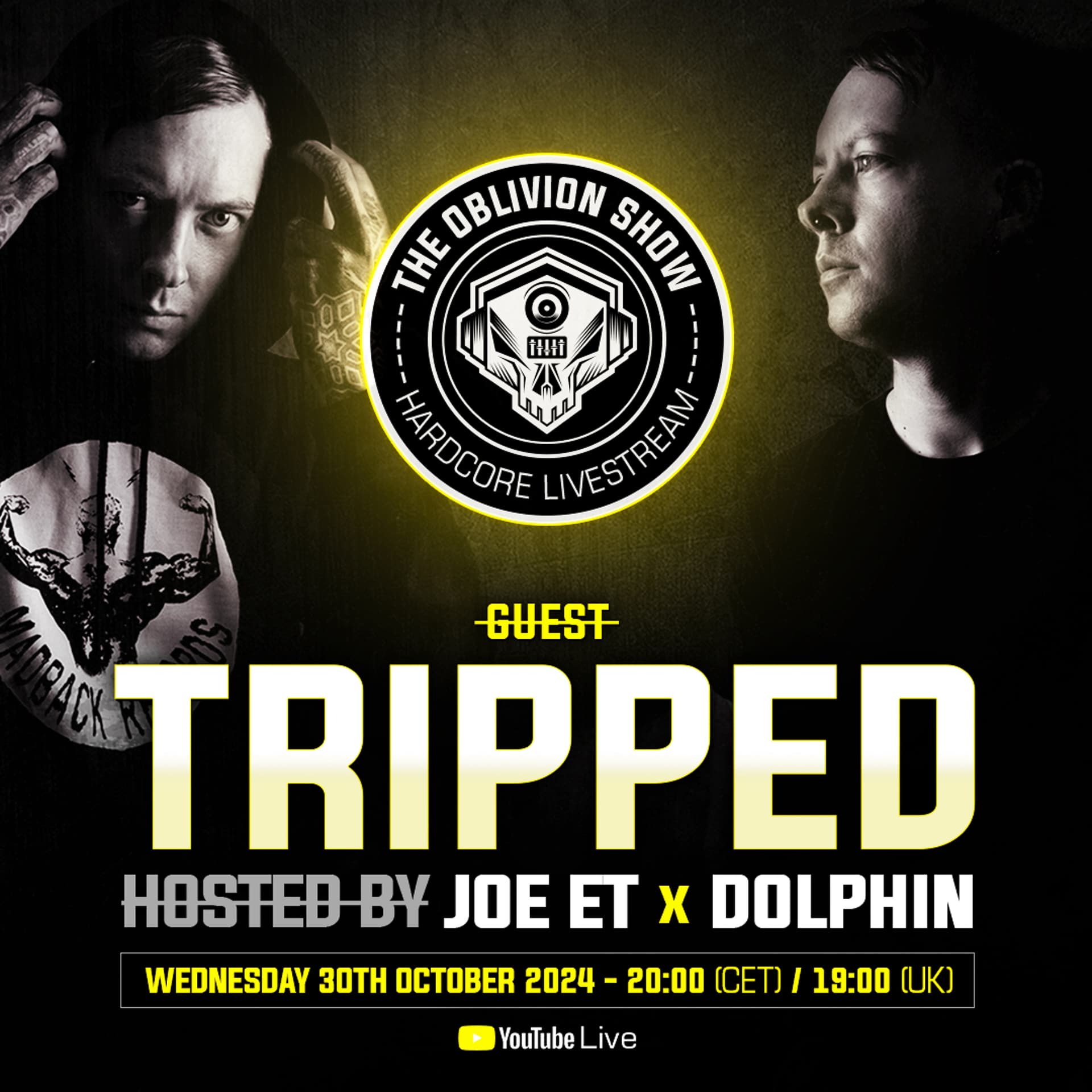 THE OBLIVION SHOW EP044 - TRIPPED, DOLPHIN & JOE ET - The Oblivion Show cover