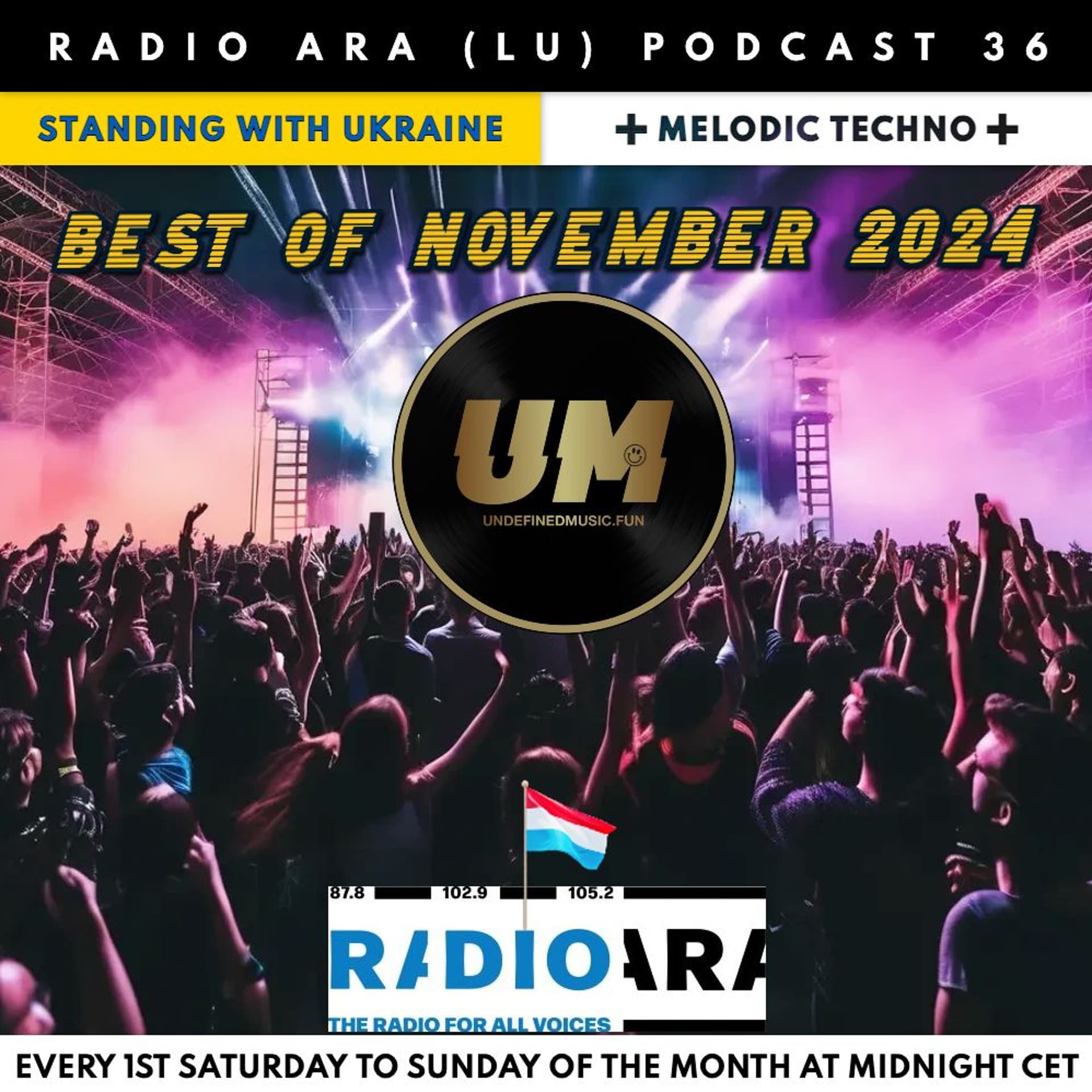 Let'z Party N° 36 - 07.12.2024 - UM - Melodic Techno - UNDEFINED MUSIC cover