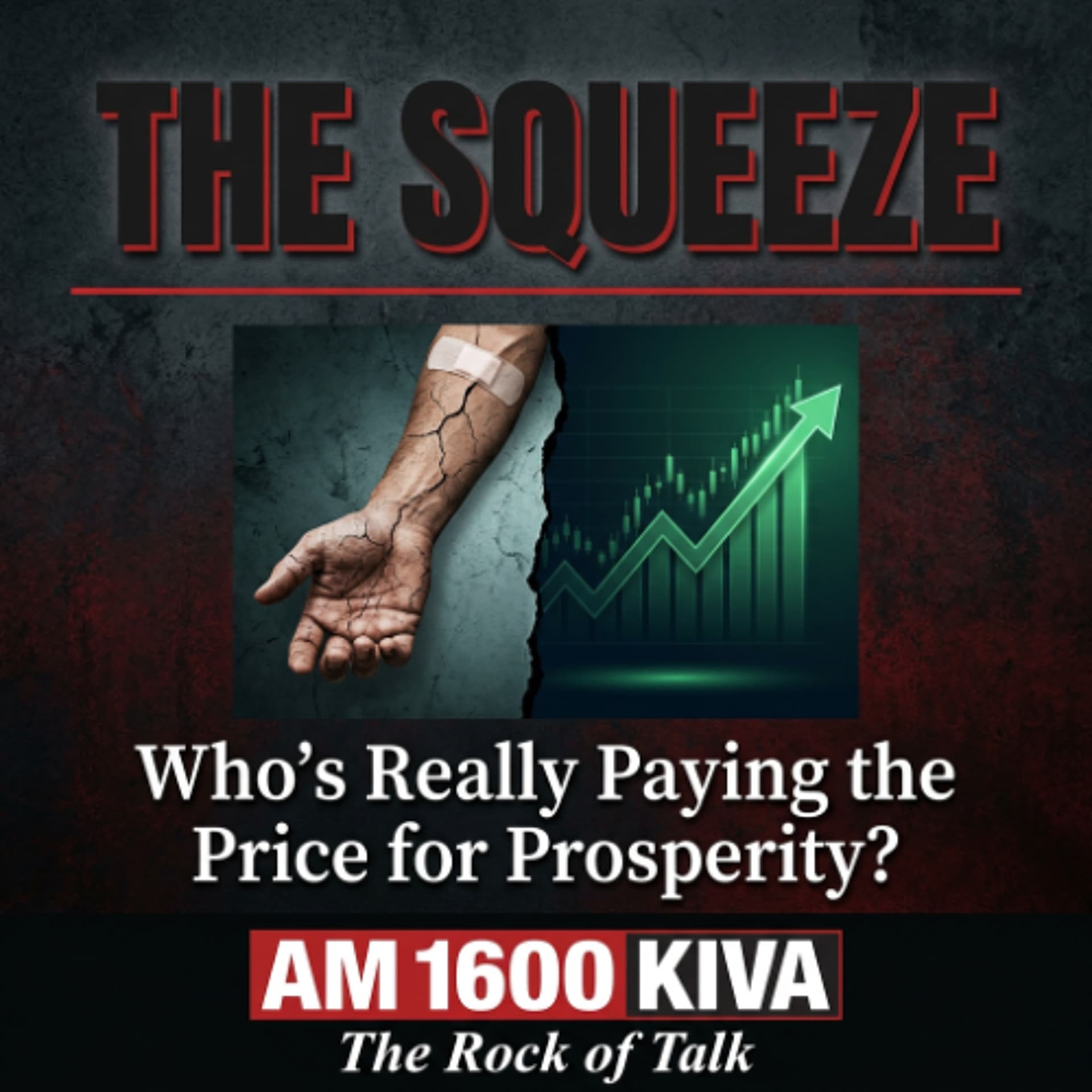 The Squeeze:  Who's Really Paying the Price for Prosperity - The Rock of Talk cover