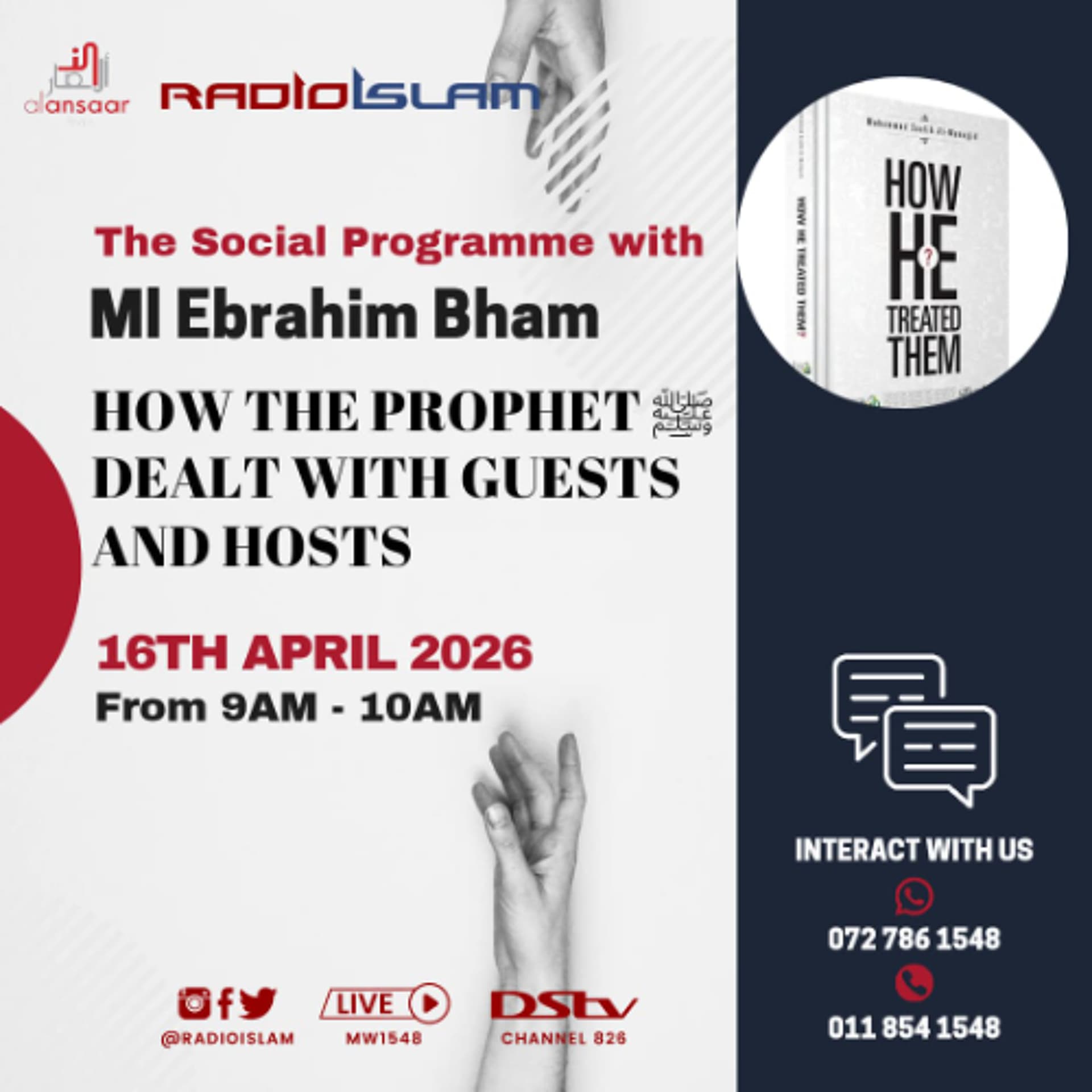 The Social Programme - How The Prophet ﷺ Dealt With Guests & Hosts - Radio Islam cover