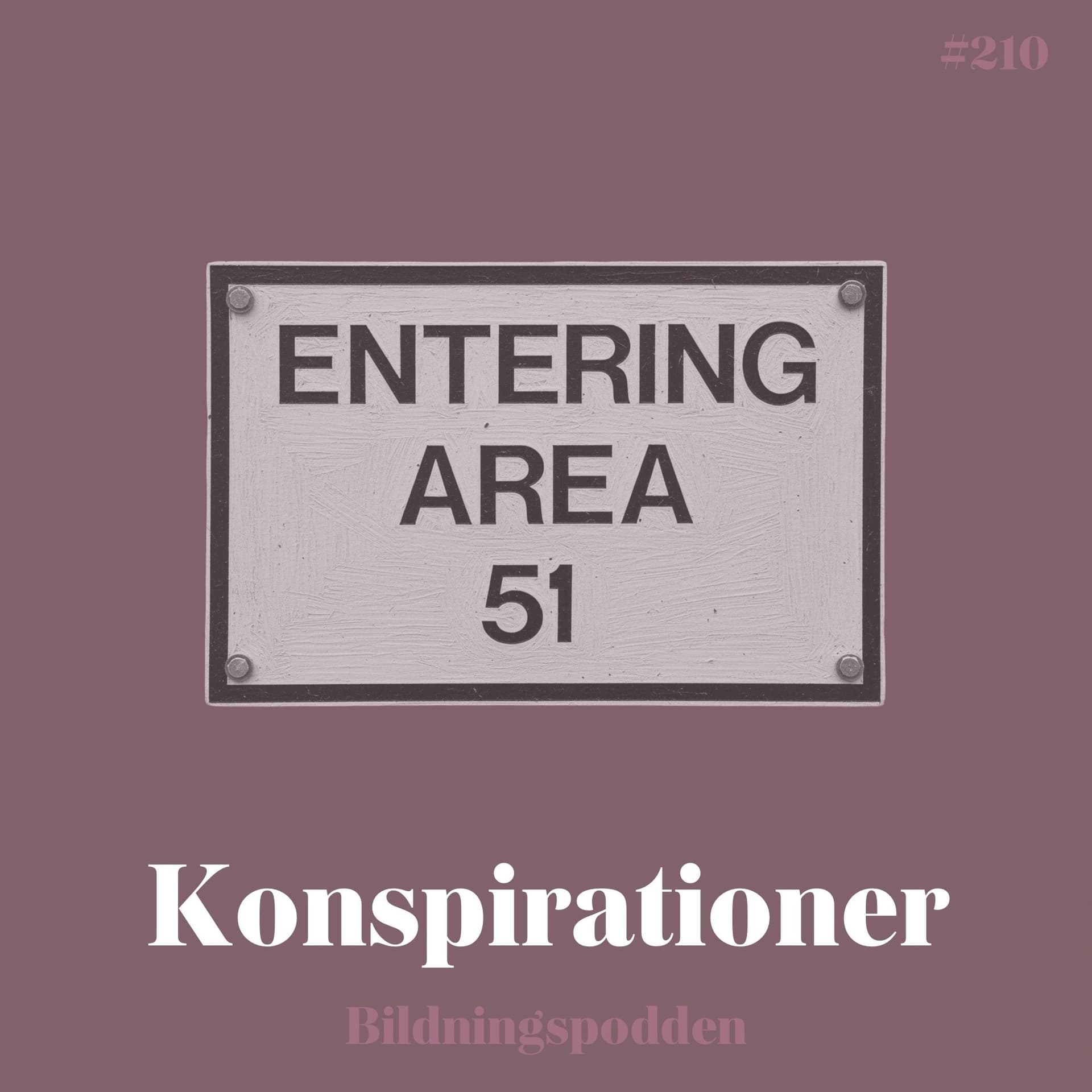 #210 Konspirationsteorier - Bildningspodden cover