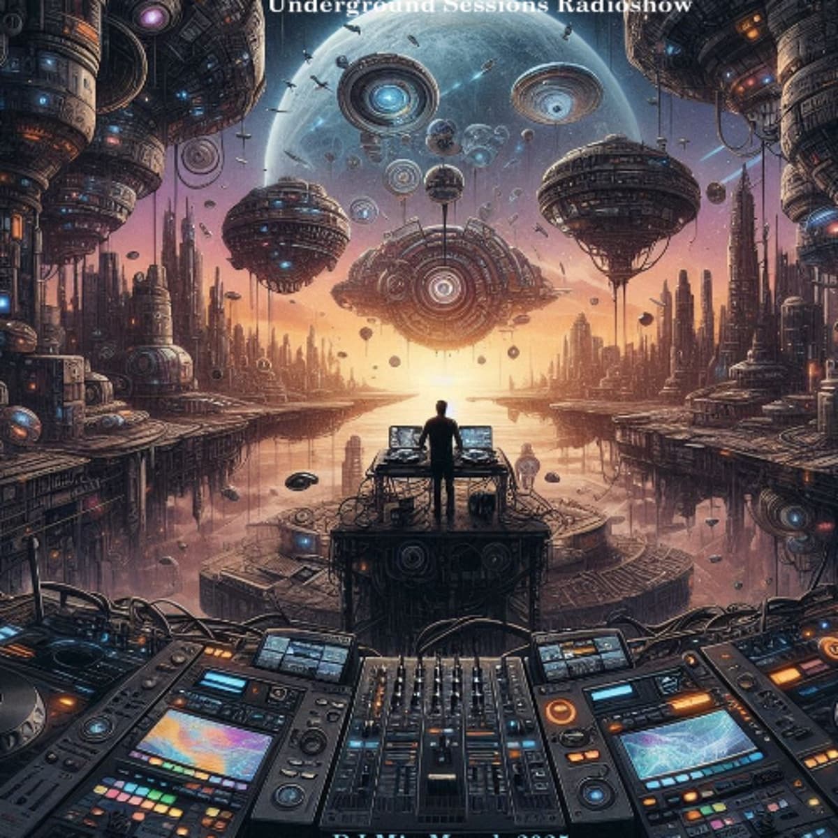 March 2025 Underground sessions radioshow mix March 2025 - Glen Hooker cover