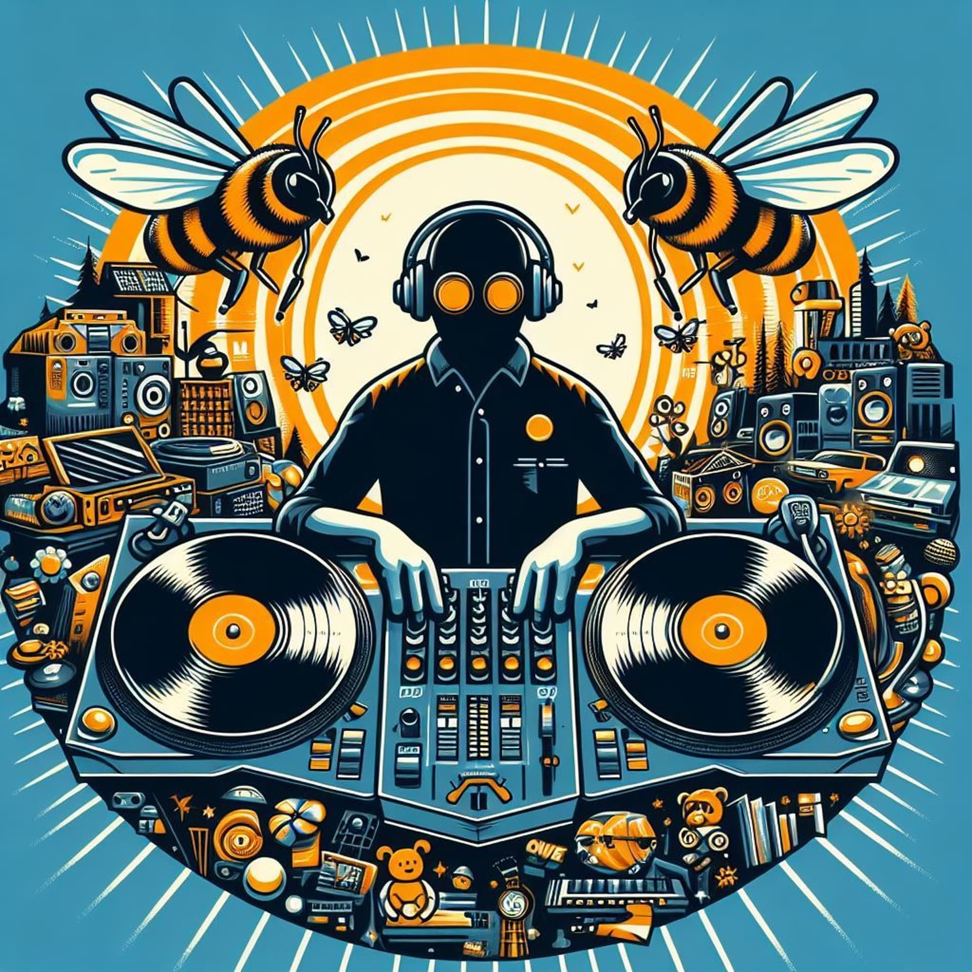 Vinylman @ The Hive Solfest 2023 - Pete Varty cover