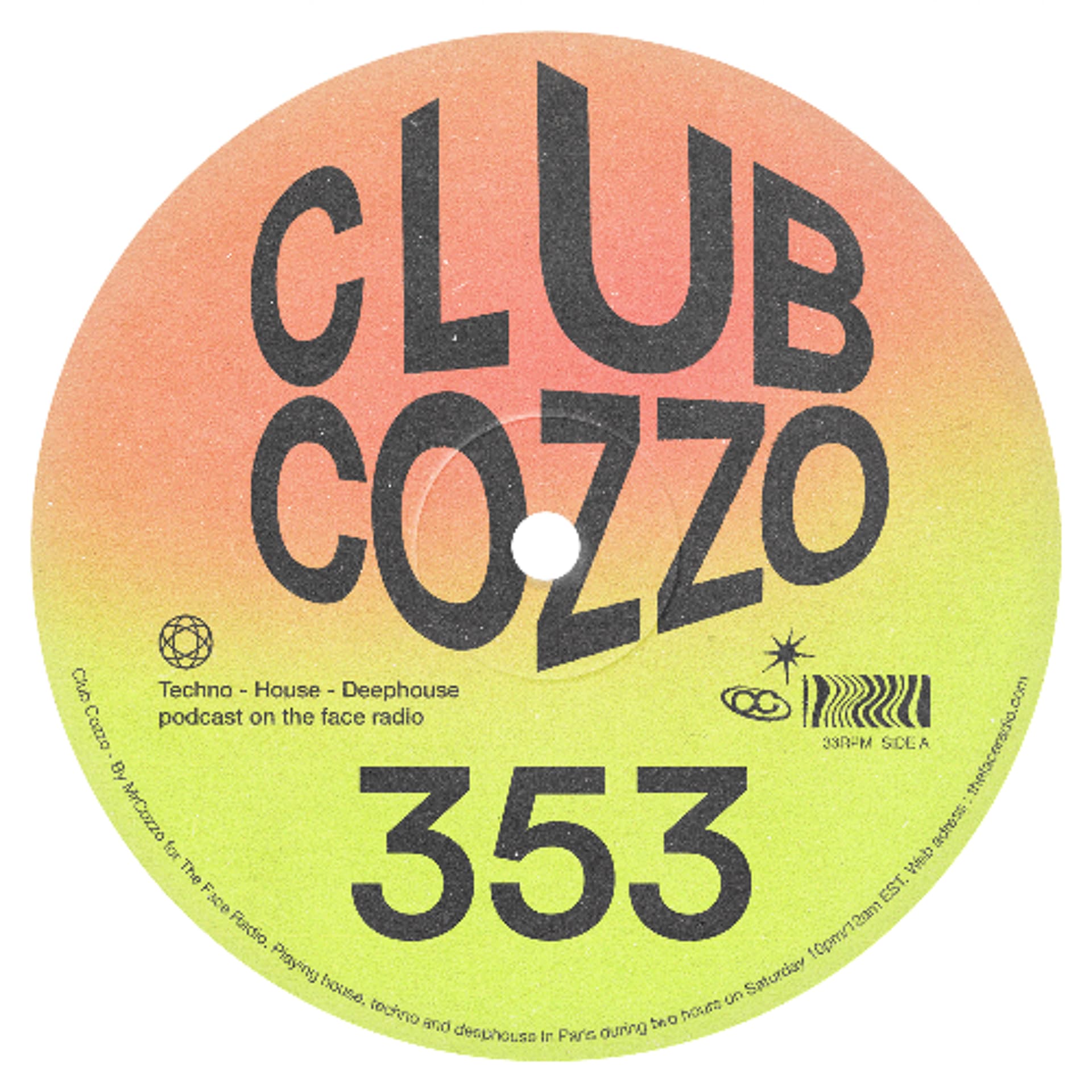 Club Cozzo 353 / Right On, Right On - Mr Cozzo Seven/Eleven cover
