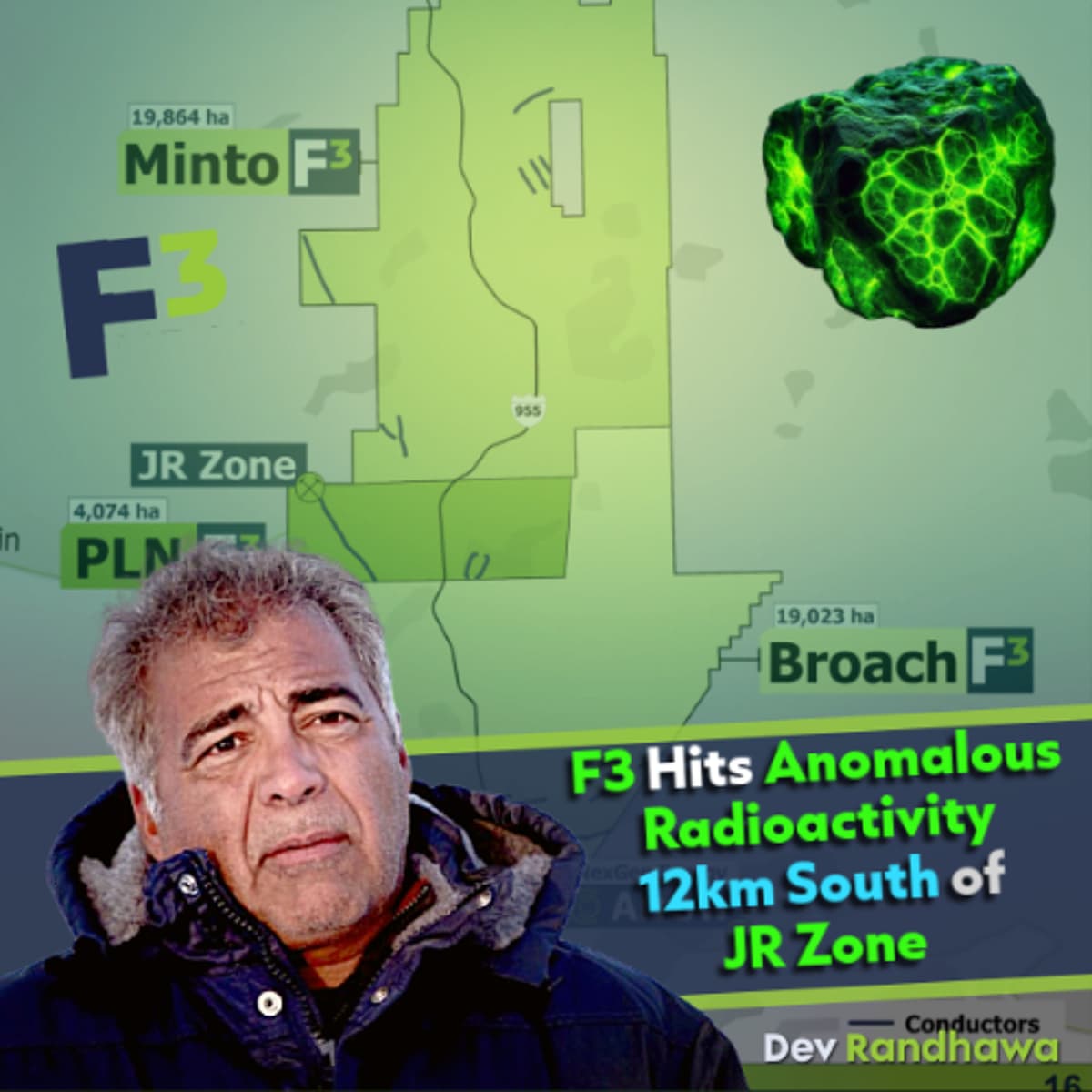 Dev Randhawa | F3 Uranium - Hits Radioactivty at Broach Property - Proven and Probable cover
