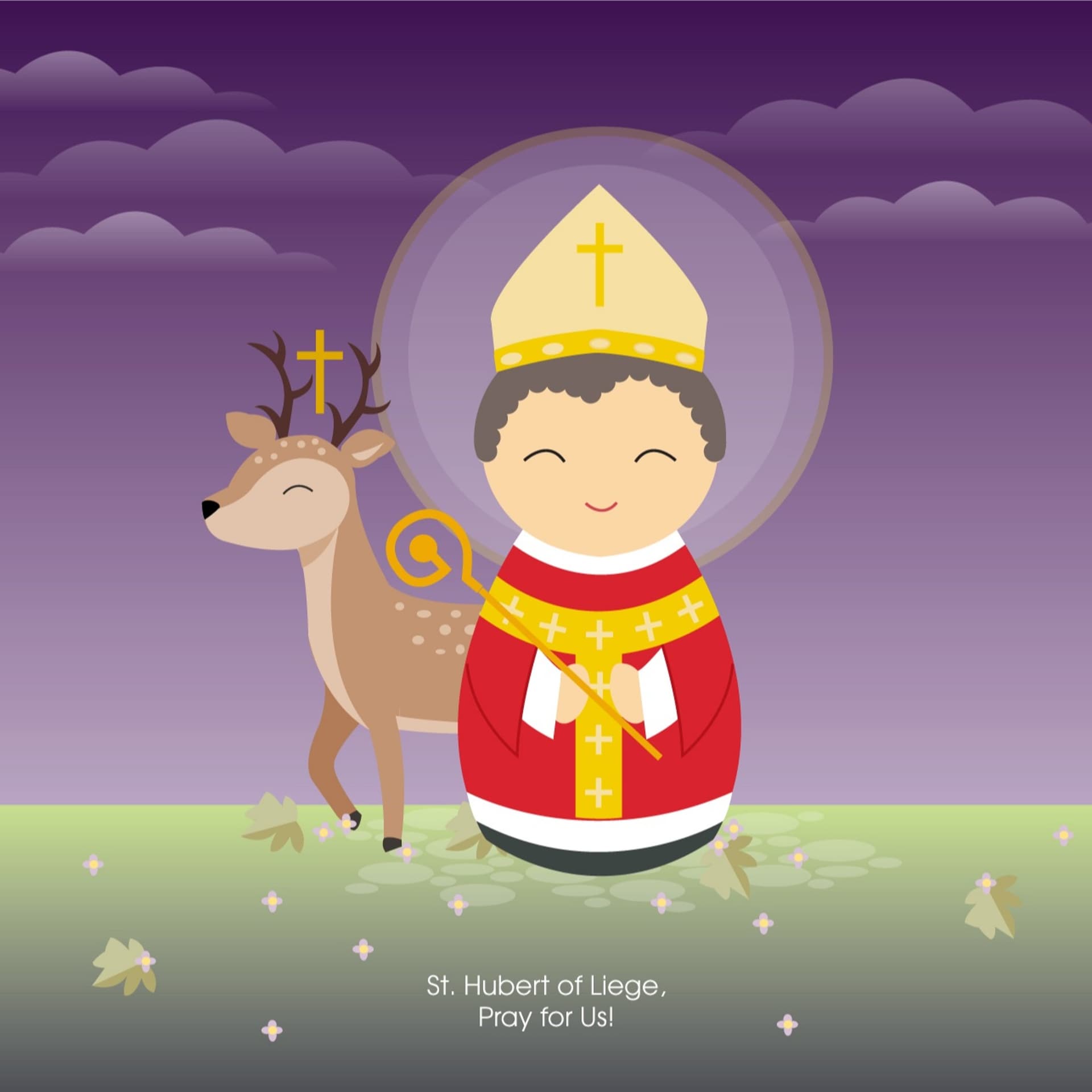 Ep. 138 St Hubert of Liege - Saint Stories for Kids cover