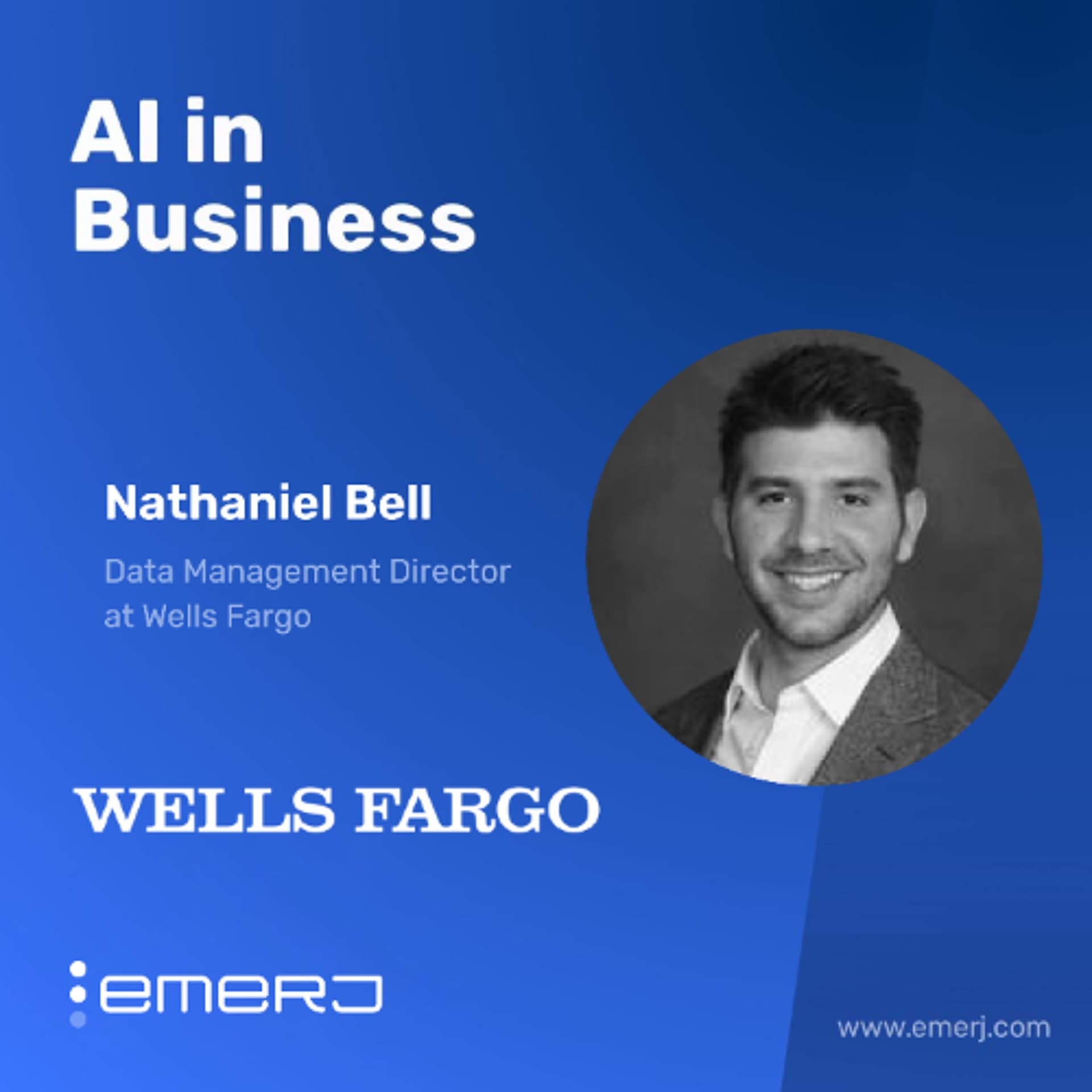 Breaking Complexity in Banking Risk Operations With AI - with Nathaniel Bell of Wells Fargo — The AI in Business Podcast cover