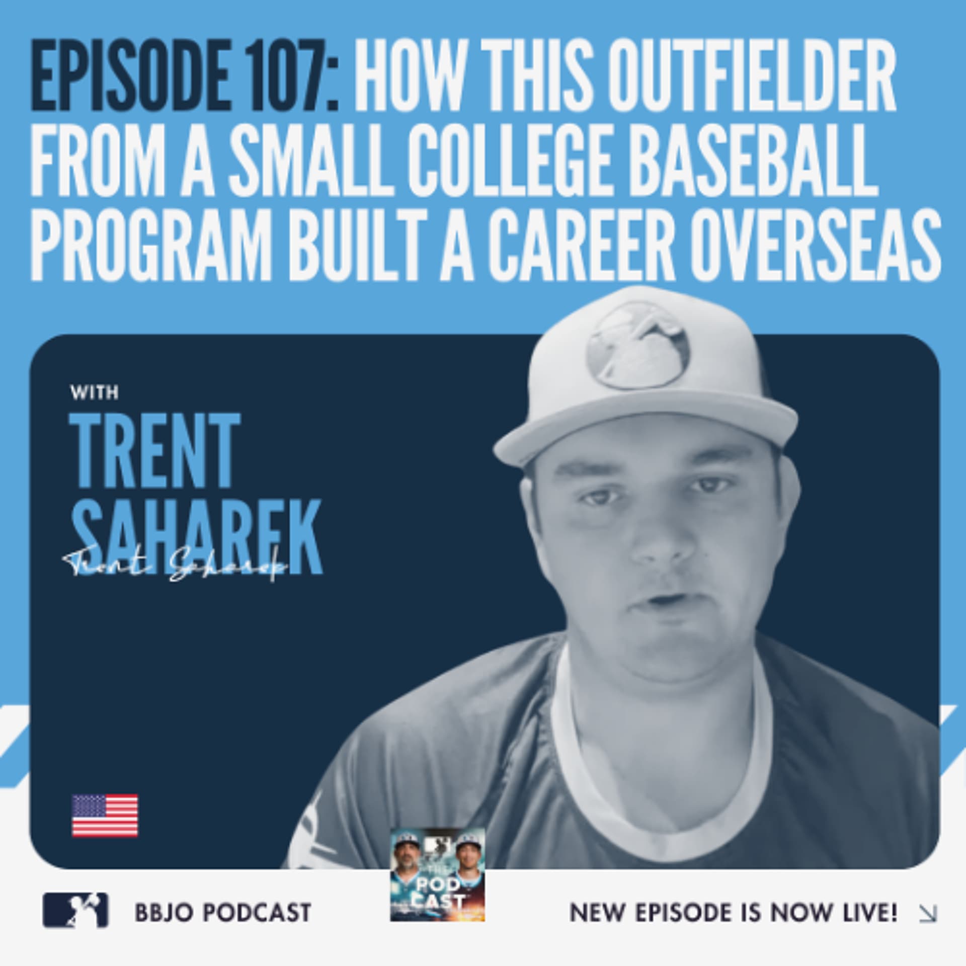 How this outfielder from a small college baseball program built a career overseas - Baseball Jobs Overseas Podcast cover