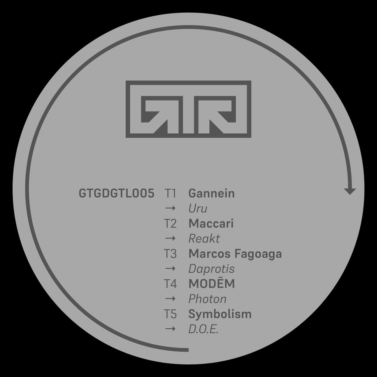 Premiere: Gannein - Uru [GTGDGTL005] - HATE Podcasts cover