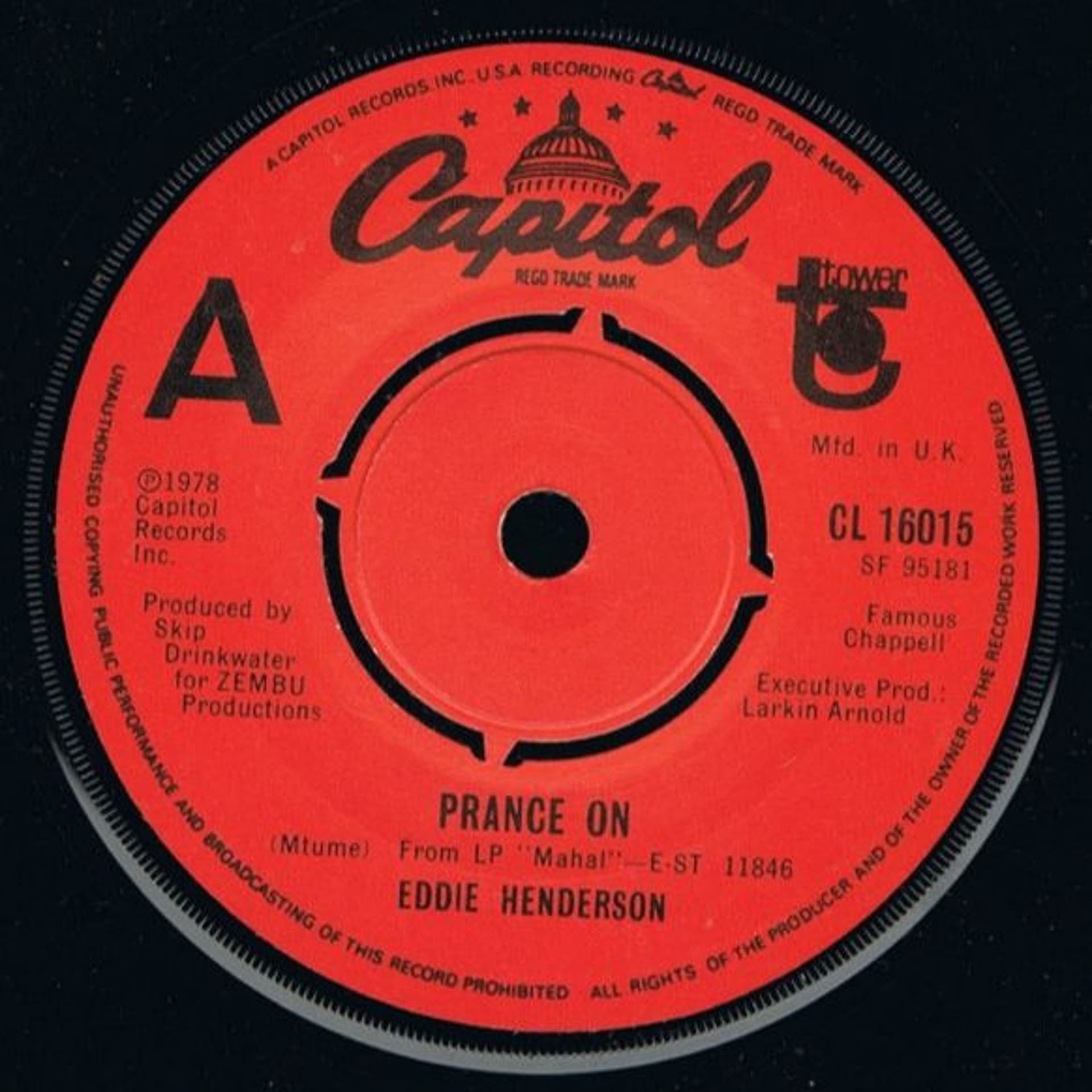 Eddie Henderson - Prance On feat. Bunny Sigler (Delfonic Remake) - Delfonic cover
