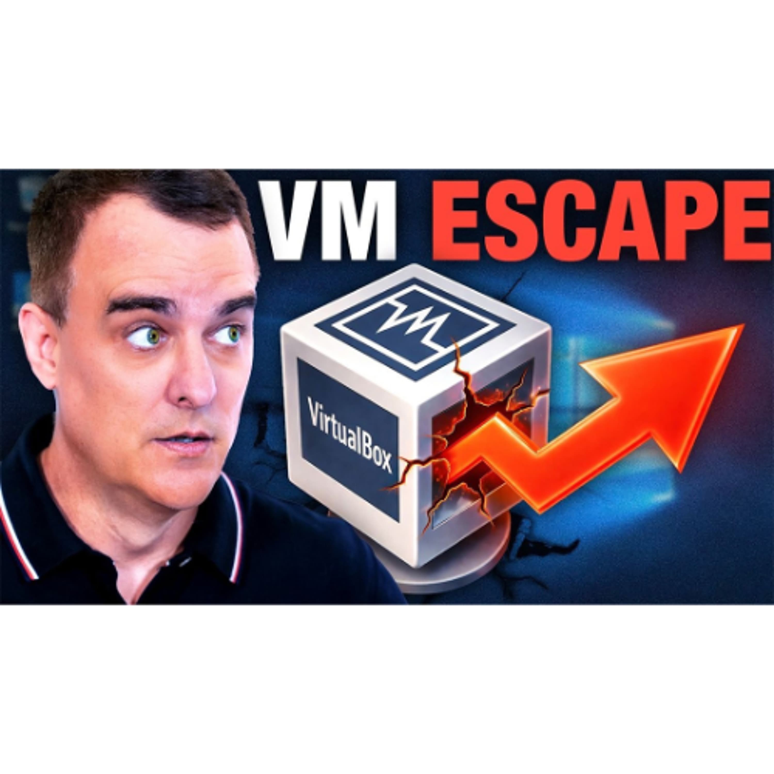 #555: VirtualBox VM Escape: Integer Overflow Explained Clearly - David Bombal cover