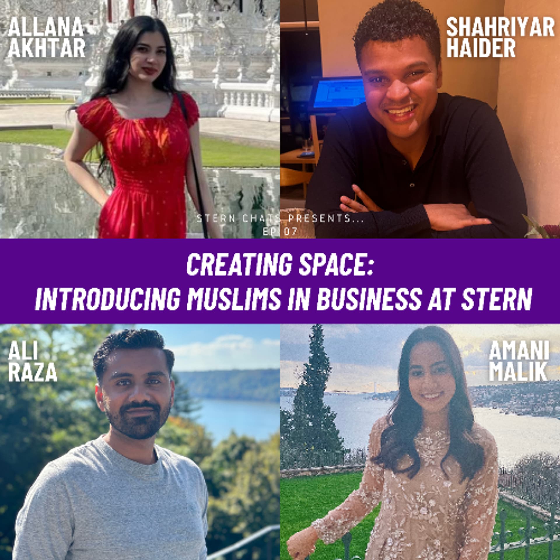 Creating Space: Introducing Muslims in Business at Stern - Stern Chats cover