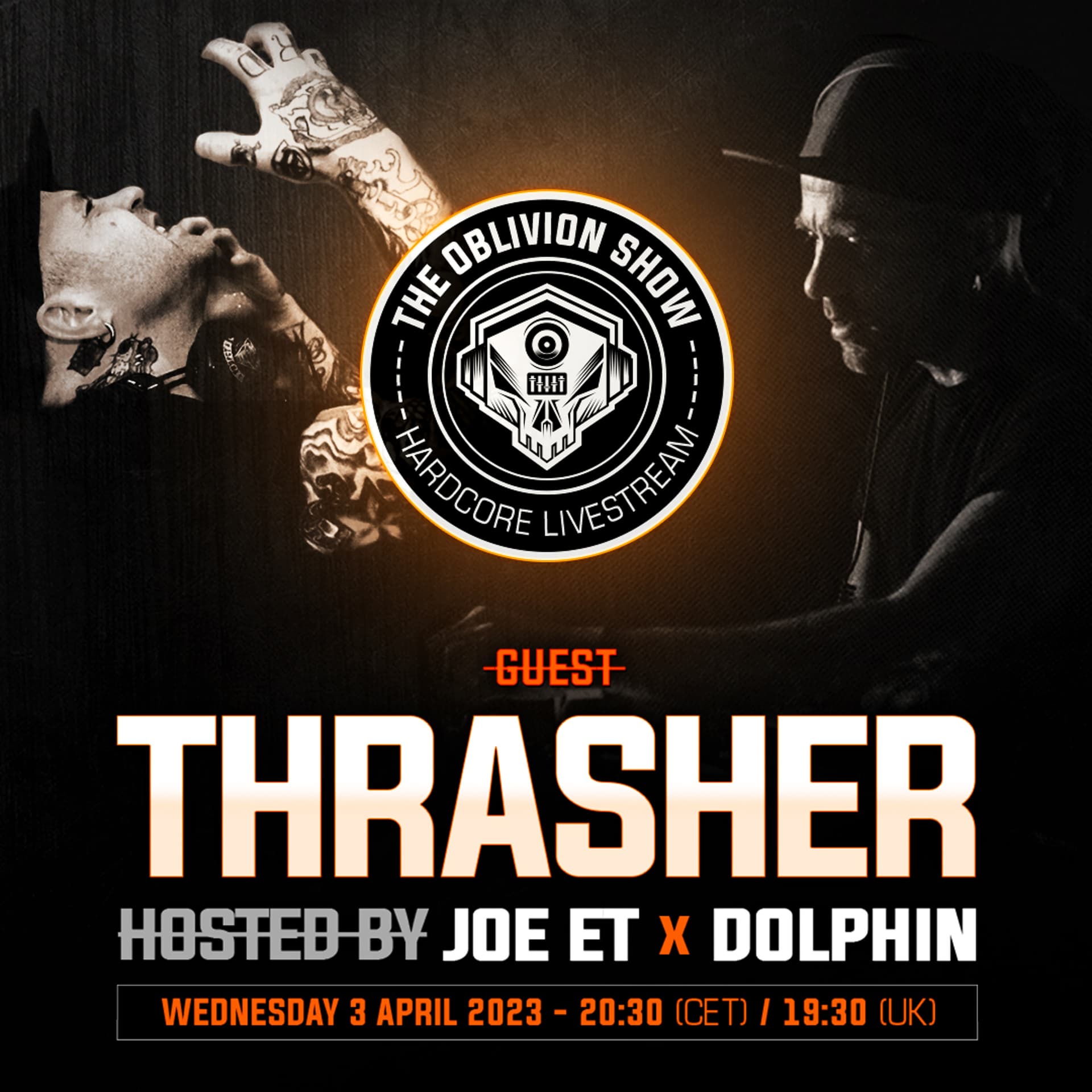 THE OBLIVION SHOW EP041 - THRASHER, DOLPHIN & JOE ET - The Oblivion Show cover