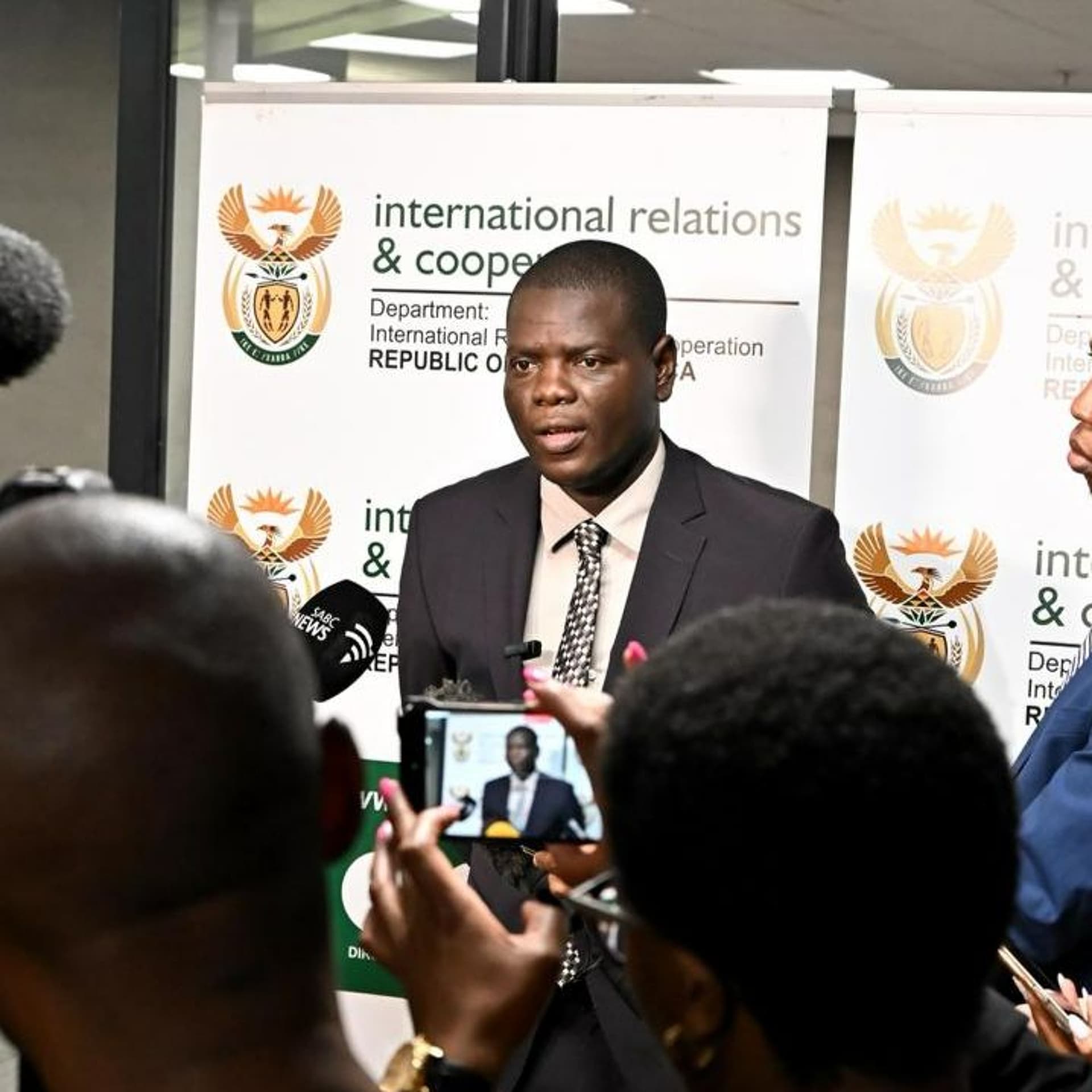 Minister Ronald Lamola Media Engament Post SA-Japan Bilateral Meeting - UbuntuRadioZA cover