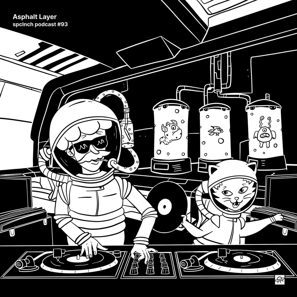 spclnch podcast #93 / Asphalt Layer - spclnch cover