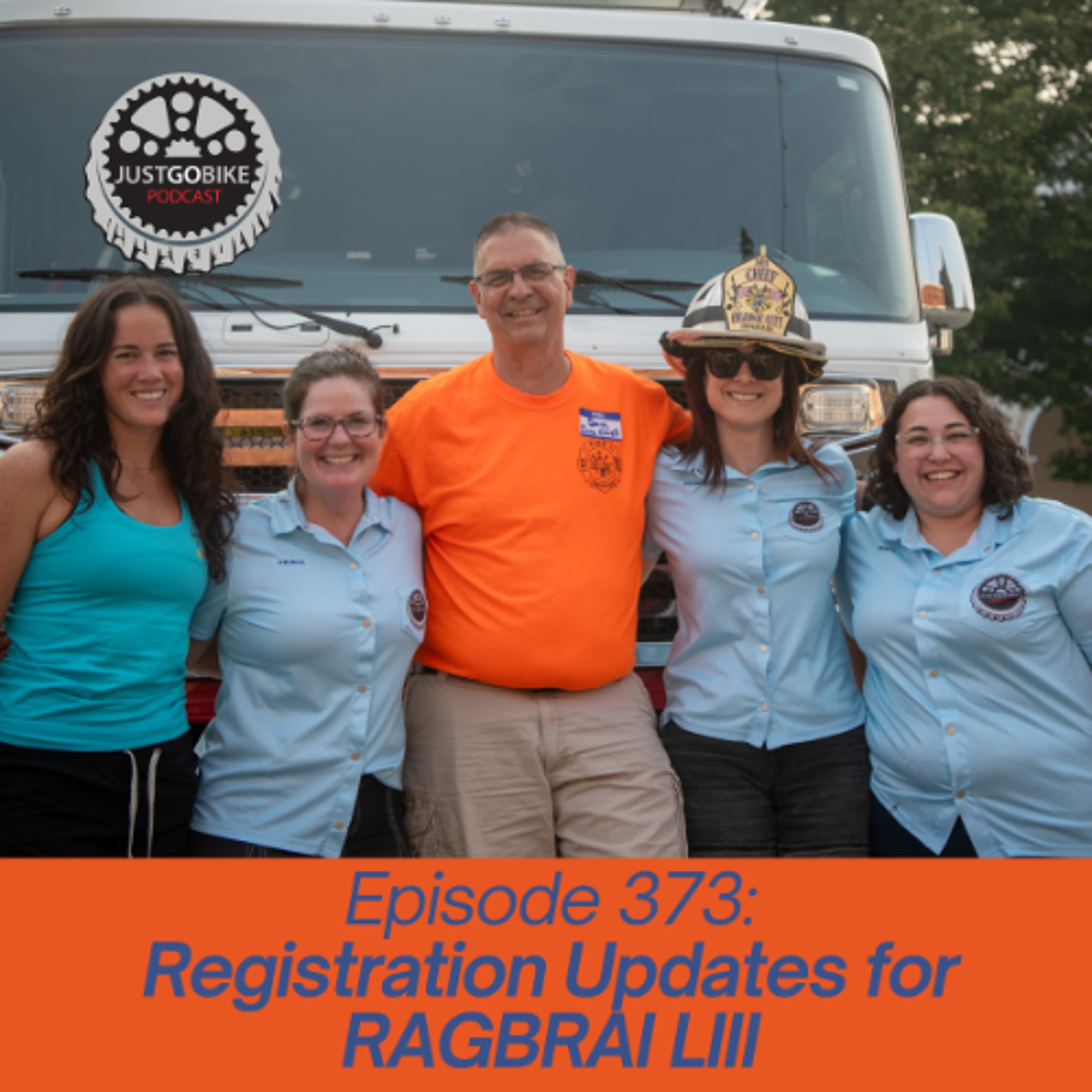 Episode 373: Registration Updates for RAGBRAI LIII - JustGoBike cover