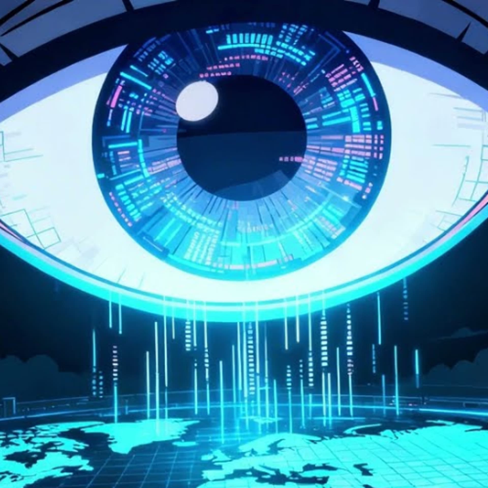 The imperialist tech beast Palantir- a short film - Proletarian Radio cover