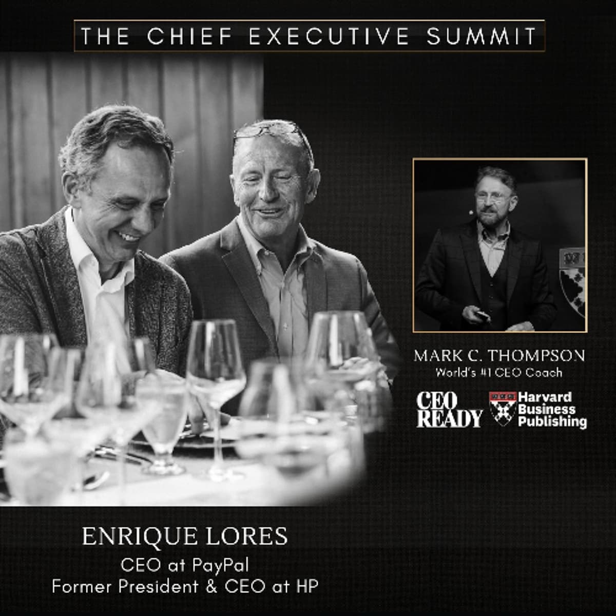 Stanford CEO Summit - Enrique Lores | PayPal & HP - The Chief Executive Podcast cover