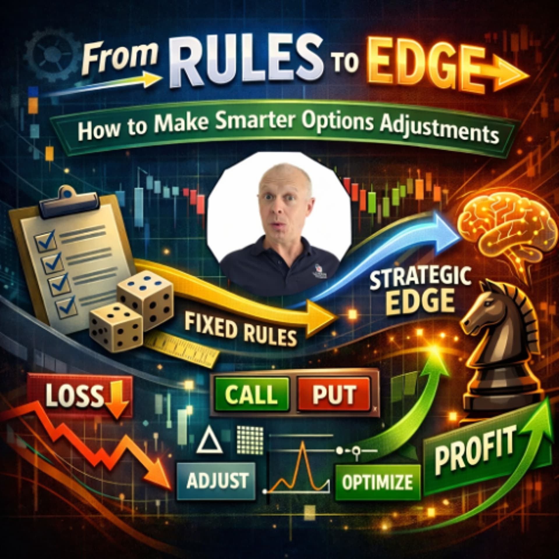 From Rules to Edge; How To Make Smarter Options Adjustments - Locke In Your Success cover