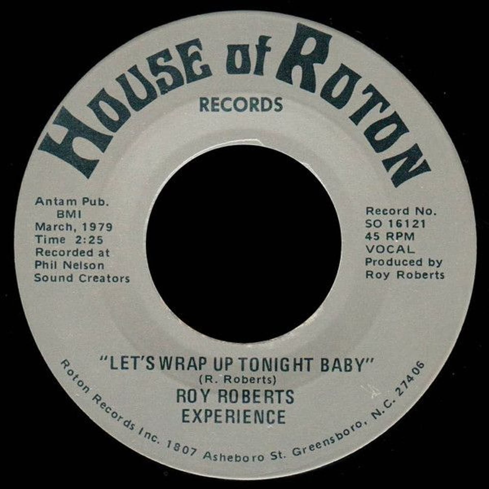 Roy Roberts Experience - Lets Wrap Up Tonight (delfonic edit) - Delfonic cover
