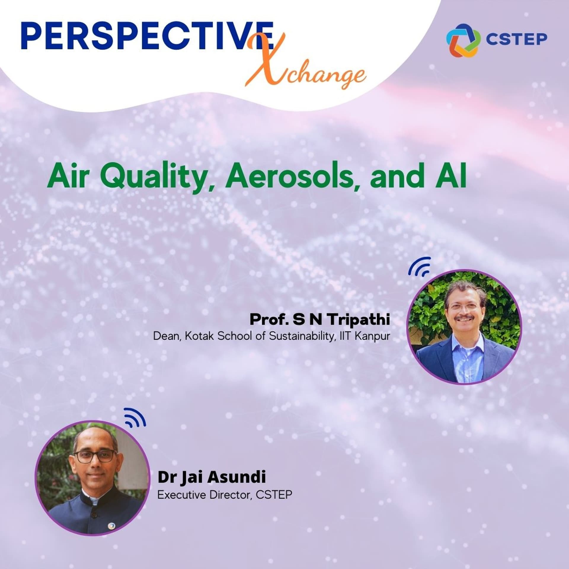 PERSPECTIVE XCHANGE 'Air Quality, Aerosols, and AI' - CSTEP_India cover